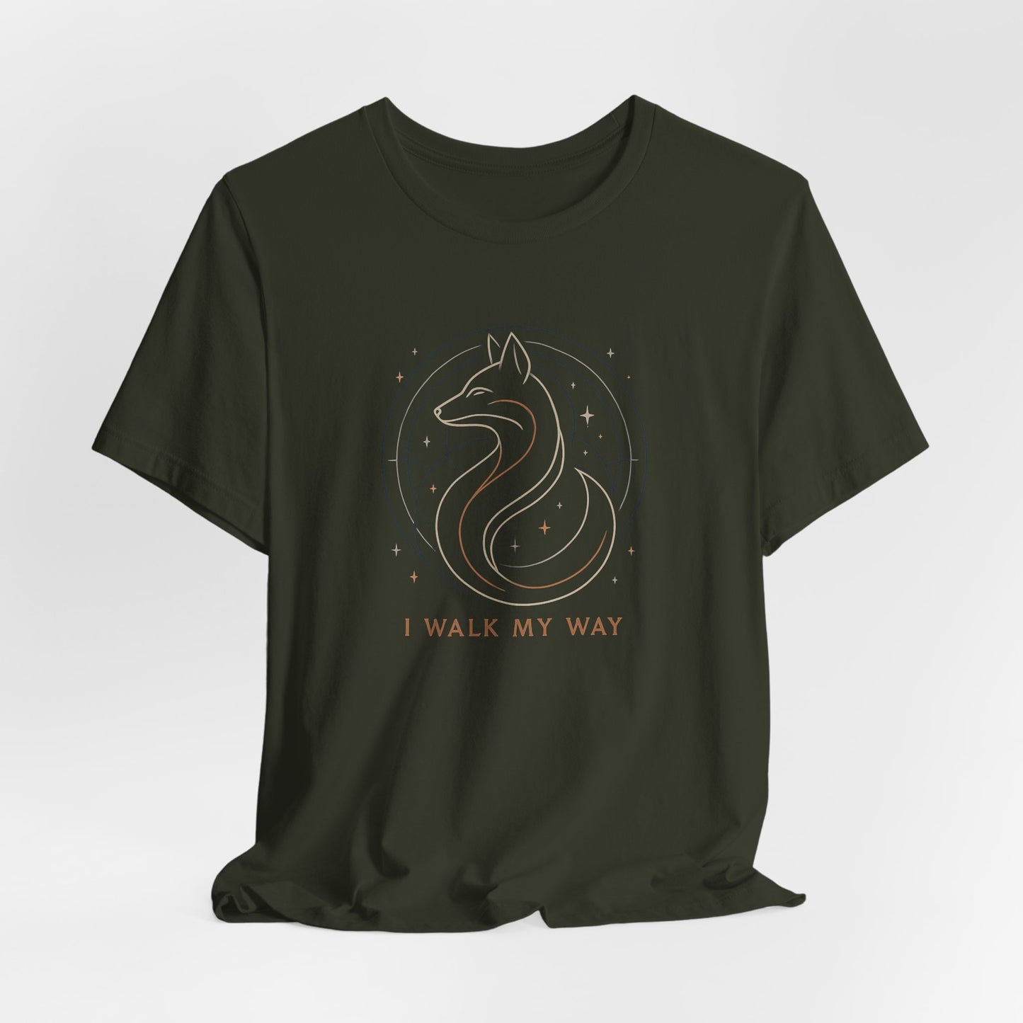 I Walk My Way Celestial Fox Shirt