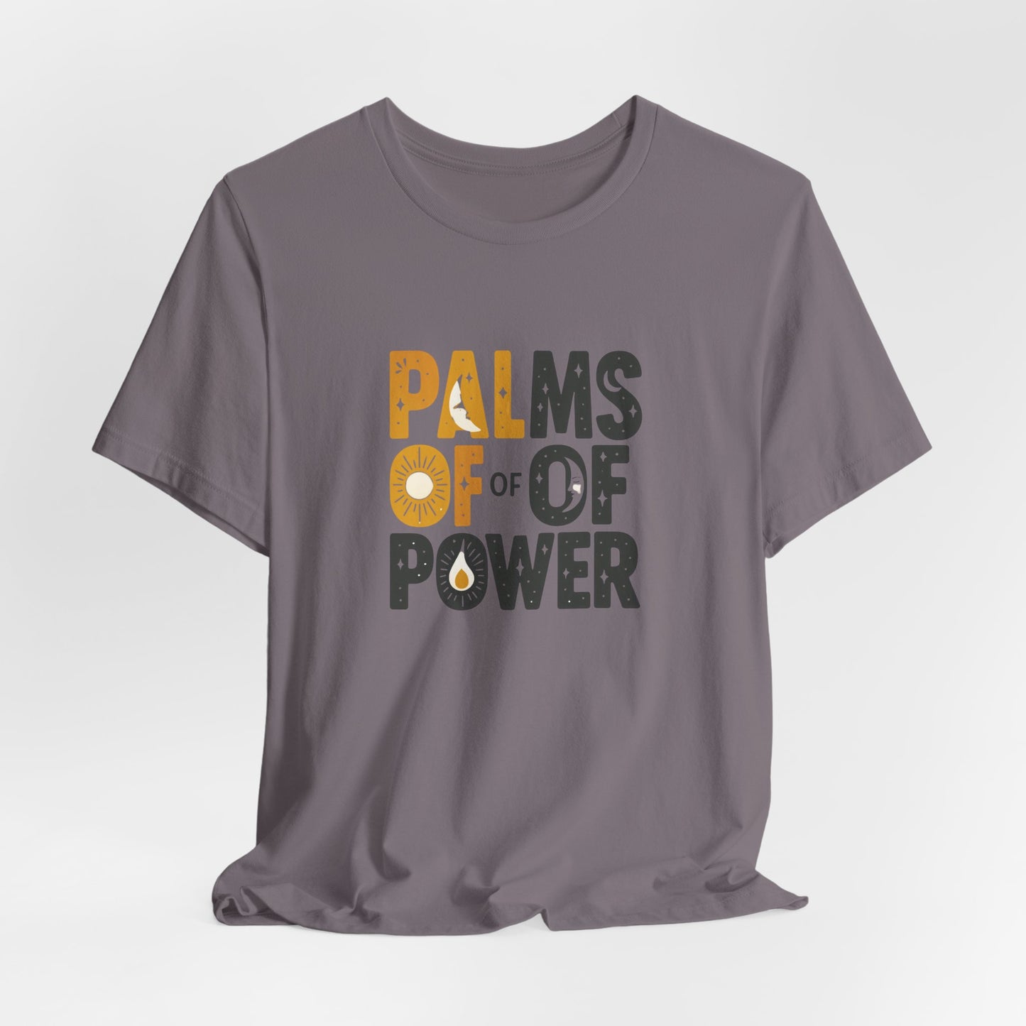 Palms of Power – Elemental Symbol Statement Tee