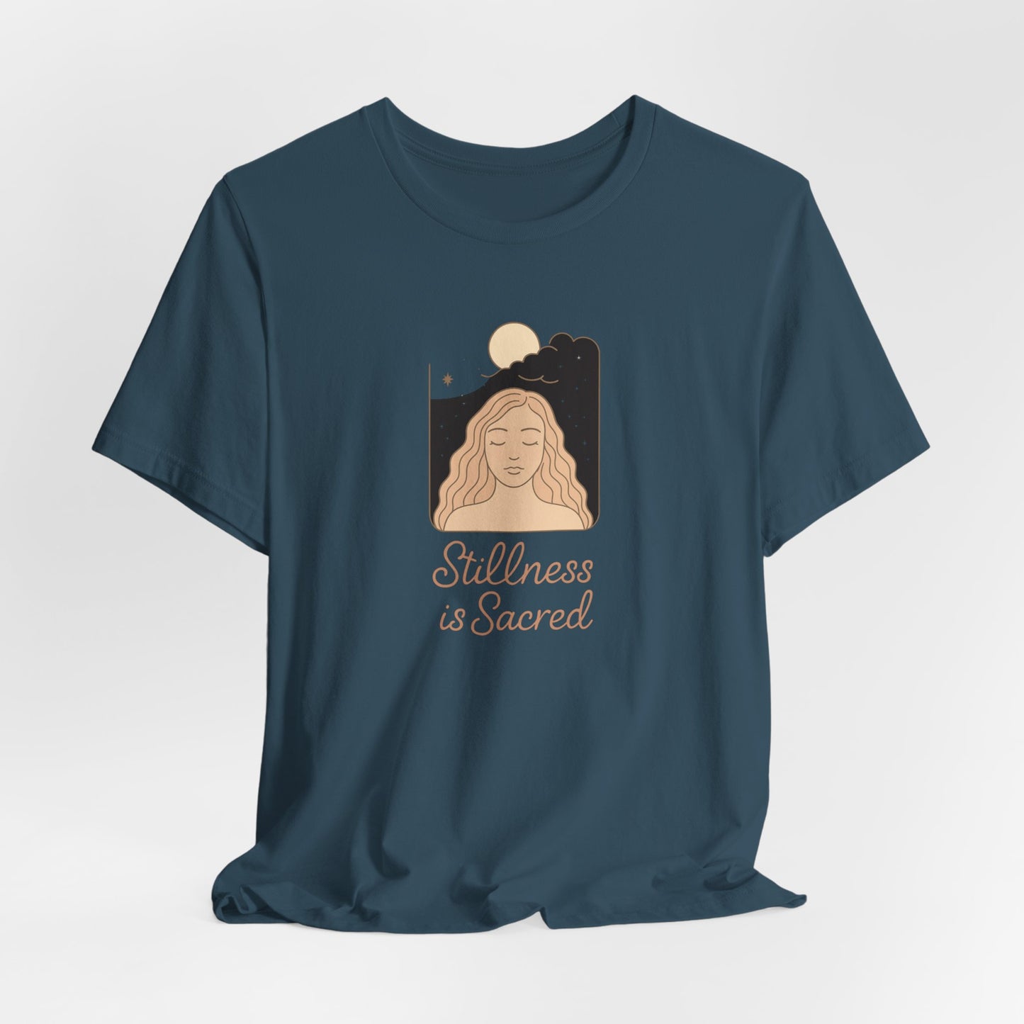 Stillness Is Sacred Shirt – Spiritual Self-Care Tee