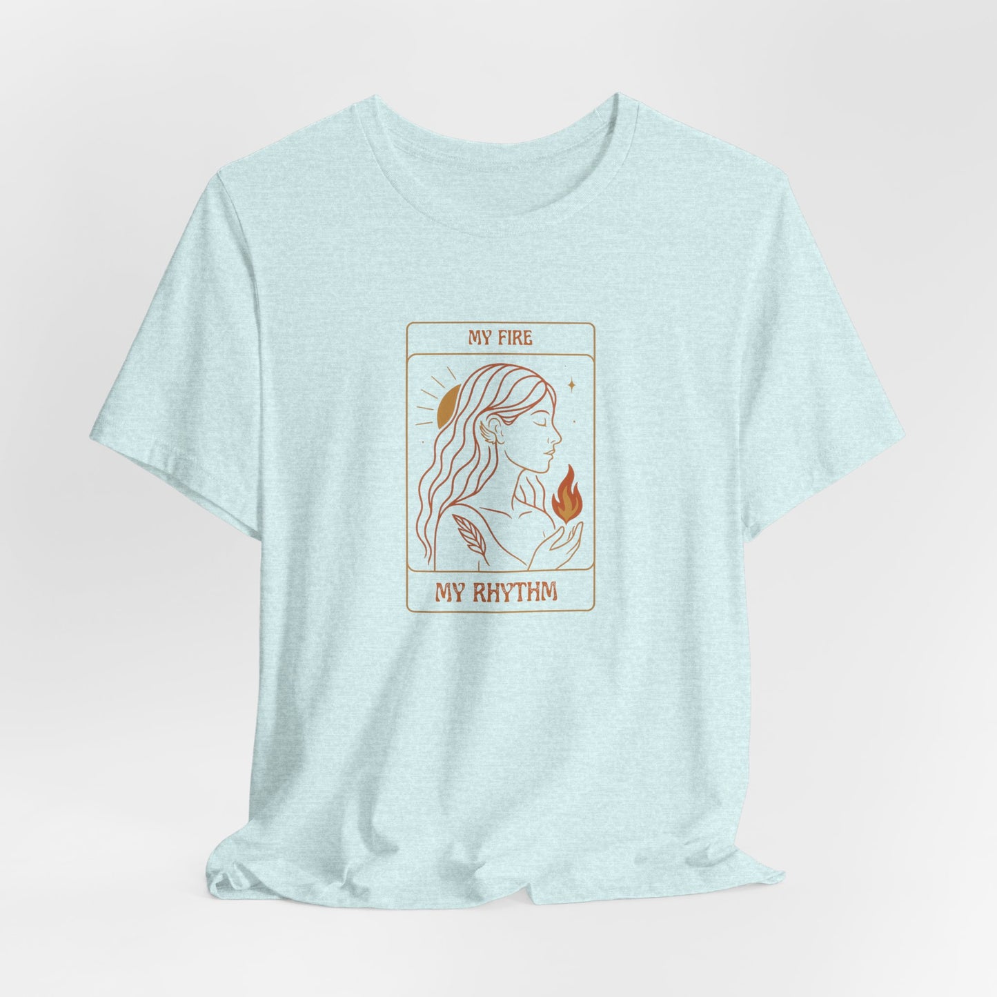 Mystical Woman Fire Element Shirt – Spiritual Self-Awareness T-Shirt