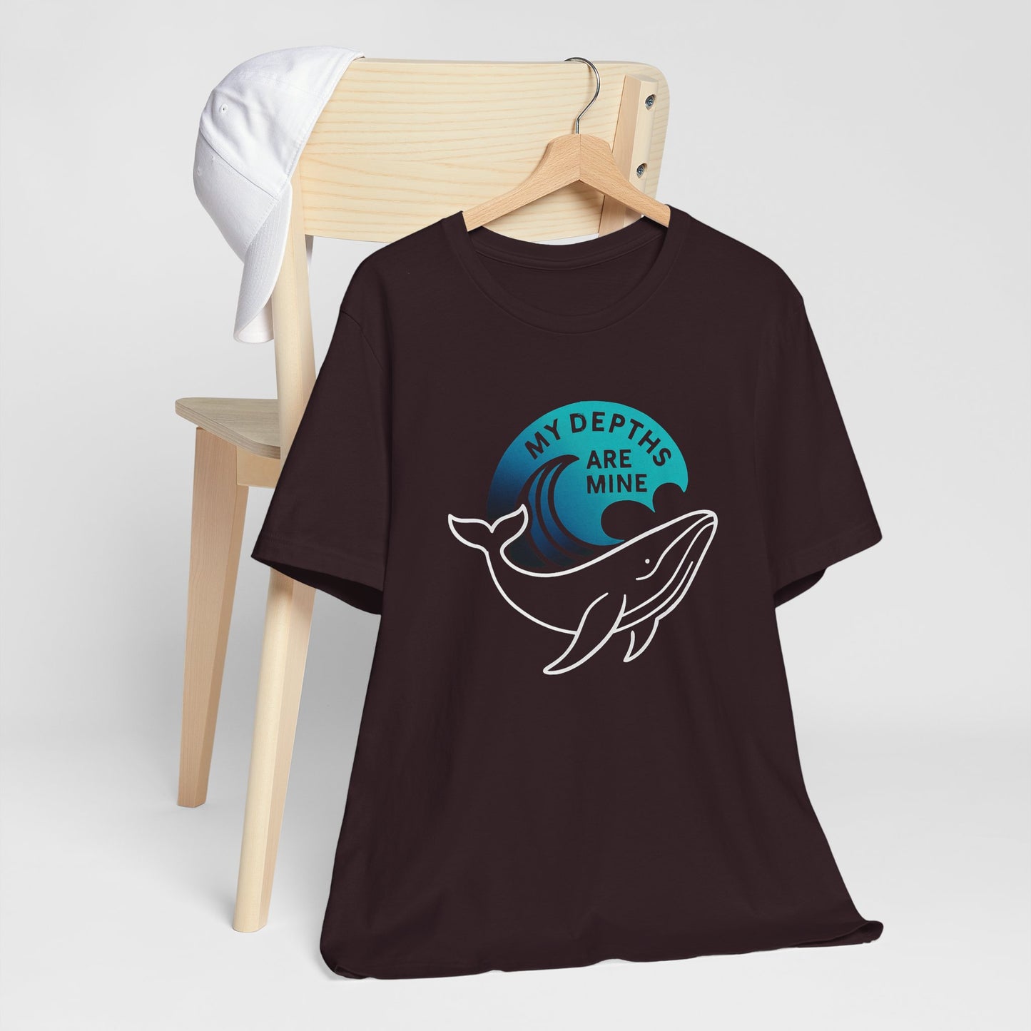 My Depths Are Mine Whale T-Shirt – Ocean Lover Statement Tee
