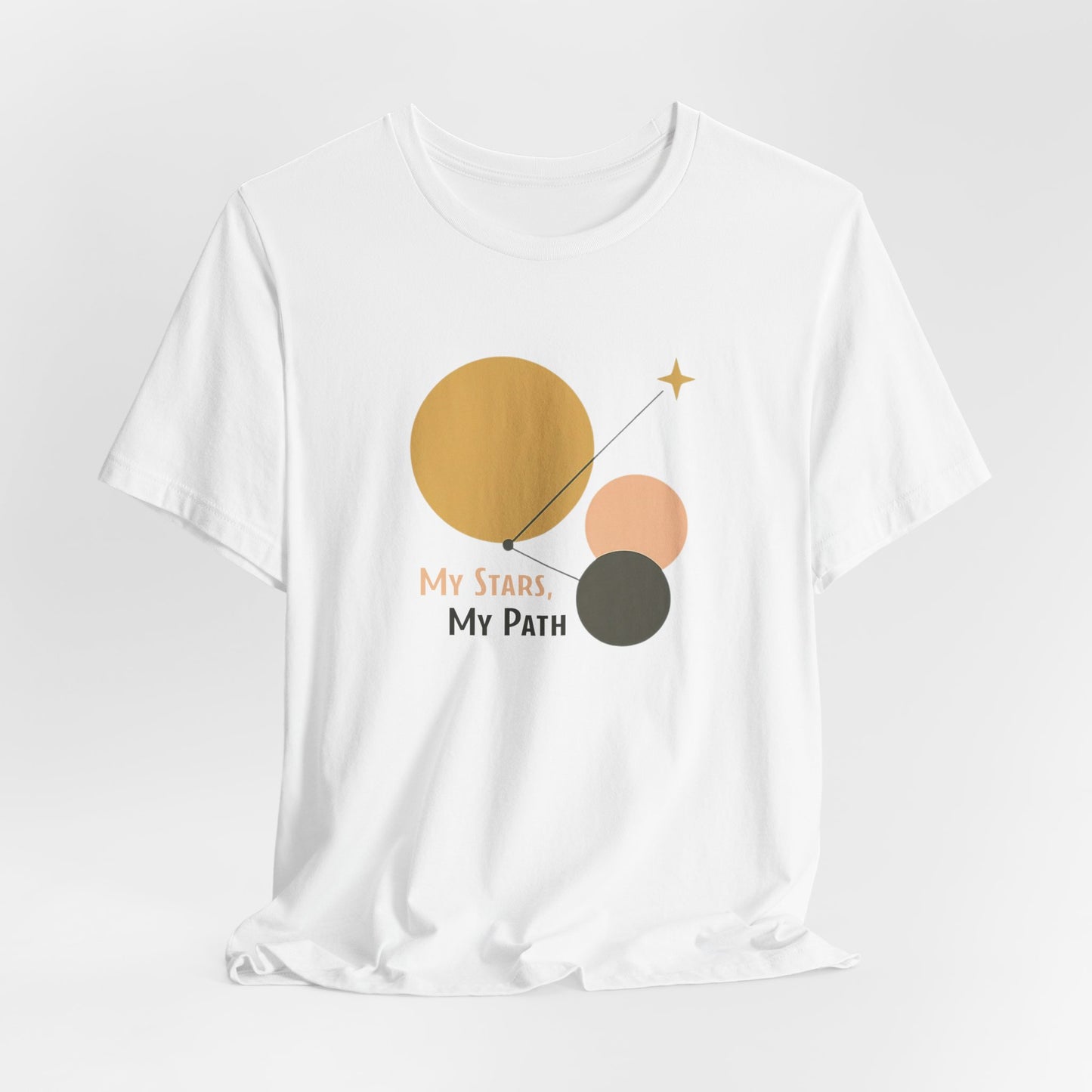 Minimal Abstract Celestial Graphic Tee