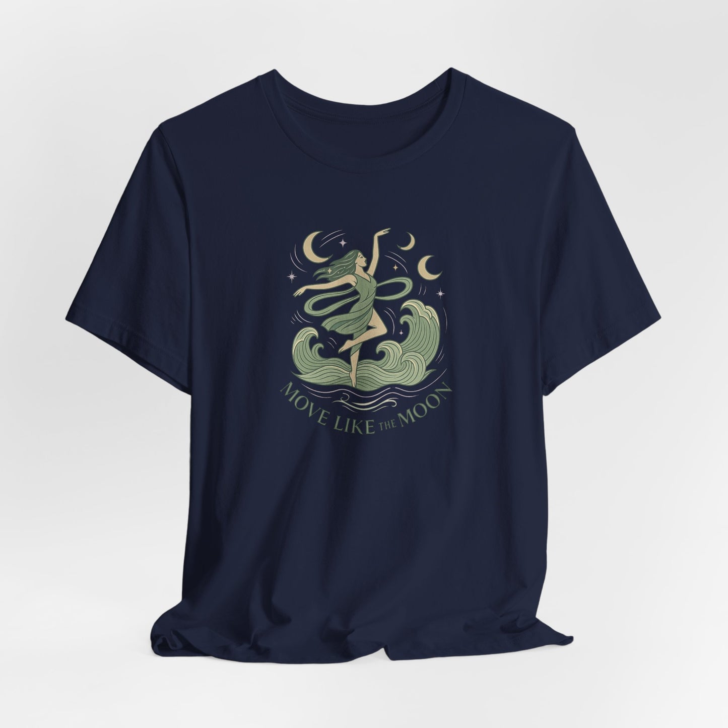 Move Like the Moon T-Shirt – Celestial Dance Graphic Tee