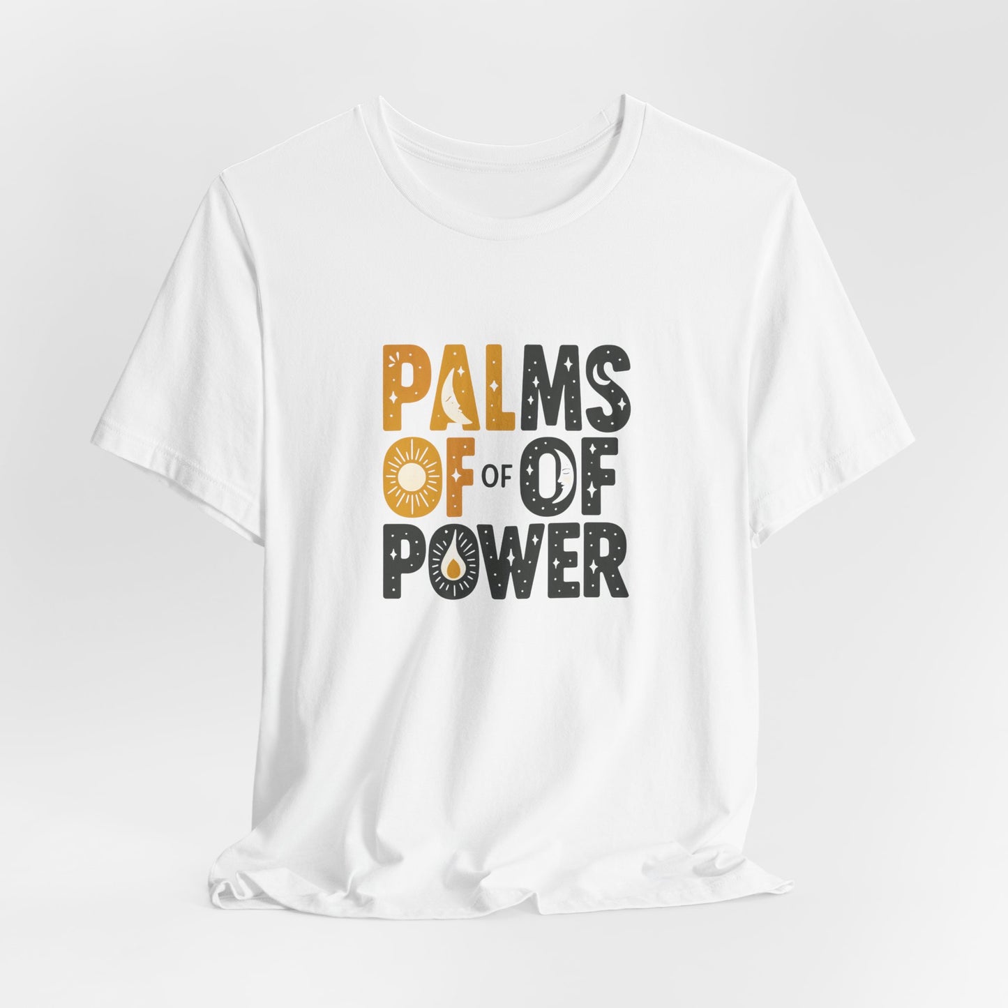 Palms of Power – Elemental Symbol Statement Tee