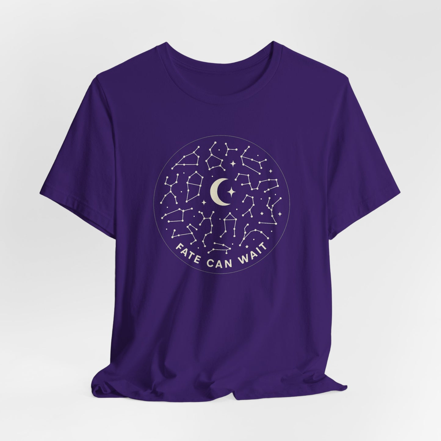 Fate Can Wait Constellation T-Shirt – Celestial Astrology Graphic Tee for Stargazers