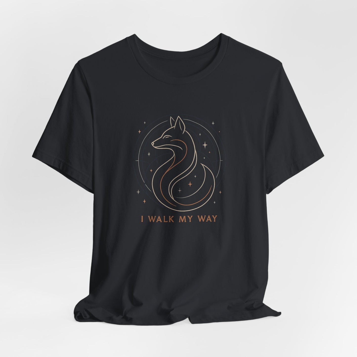I Walk My Way Celestial Fox Shirt