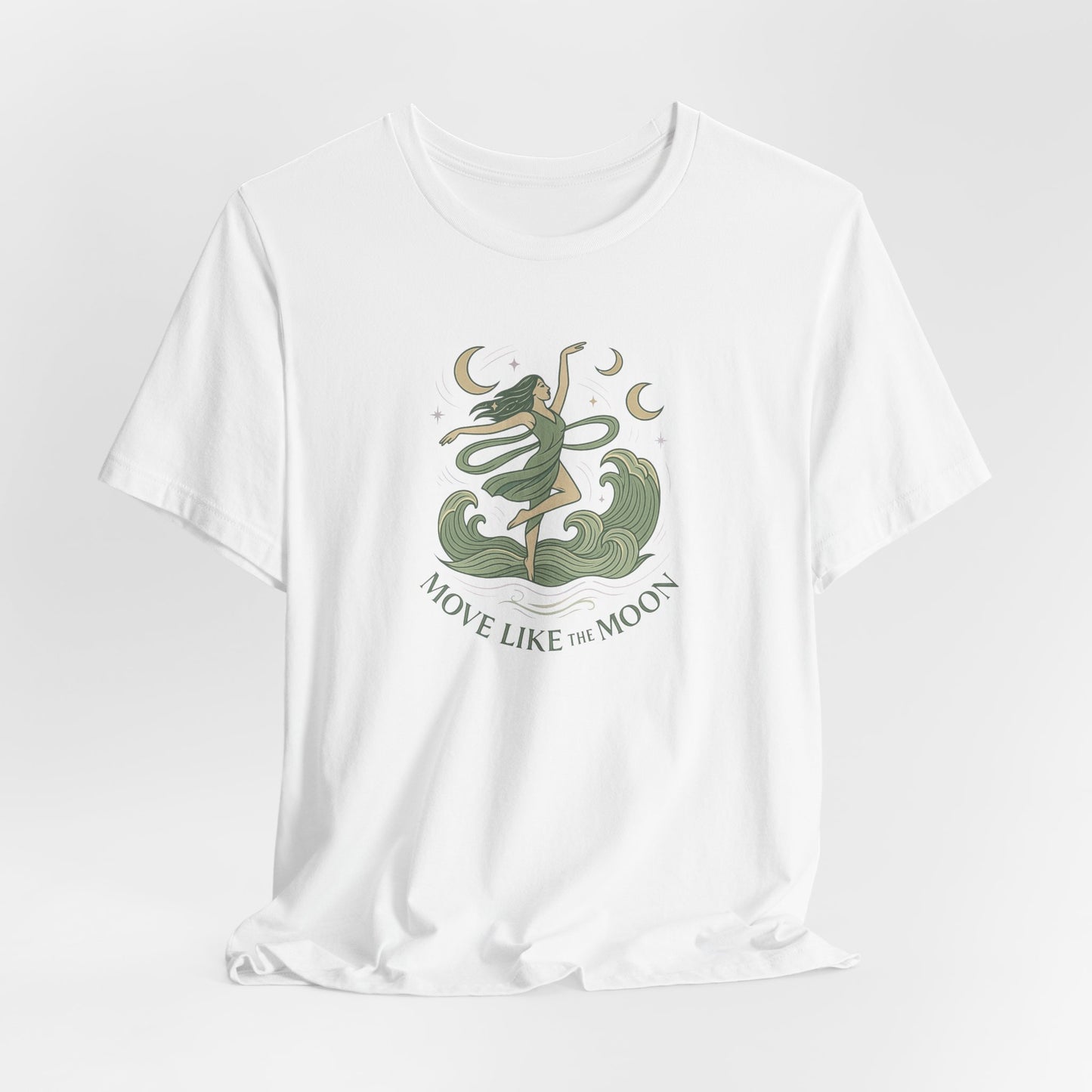 Move Like the Moon T-Shirt – Celestial Dance Graphic Tee