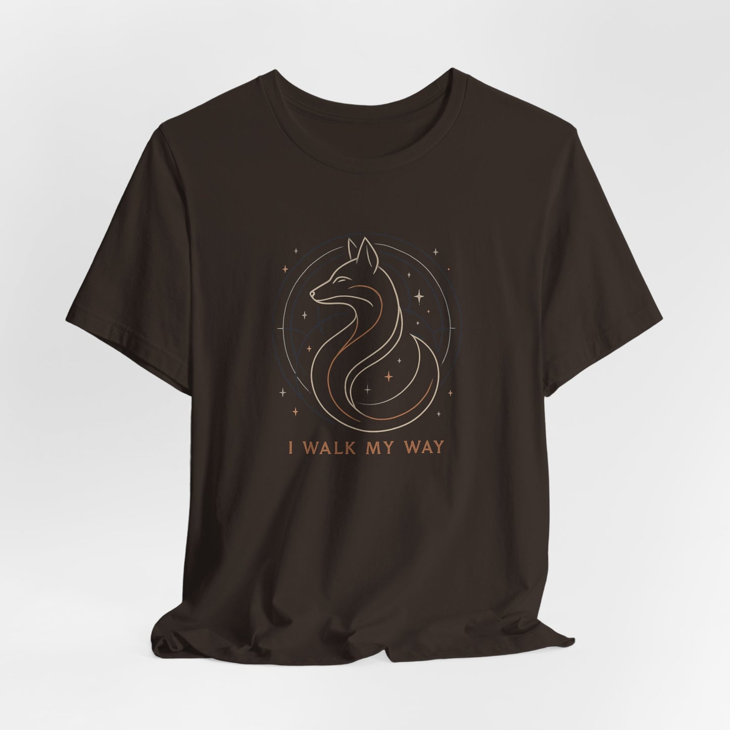 I Walk My Way Celestial Fox Shirt