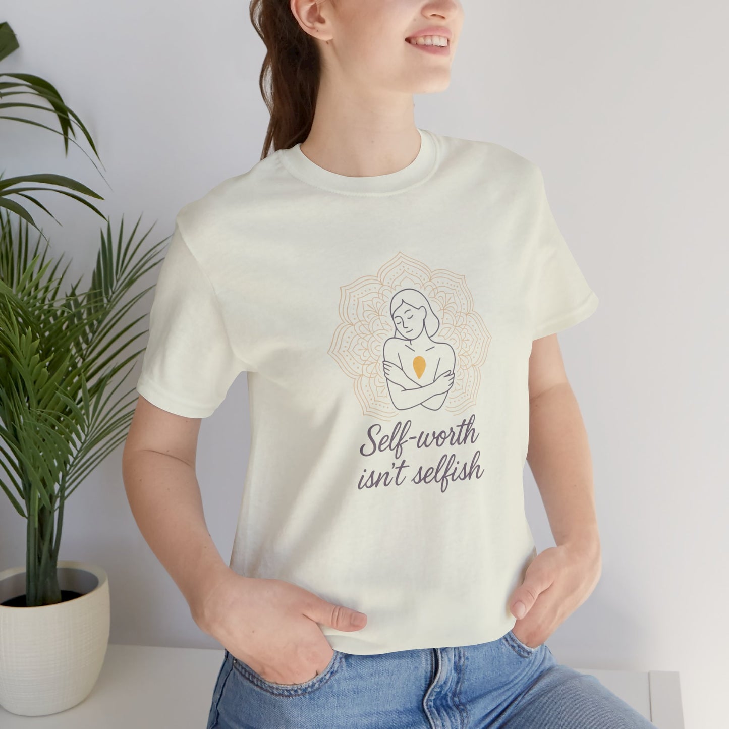 Self-Worth Isn’t Selfish | Positive Affirmation T-Shirt for Confidence & Empowerment