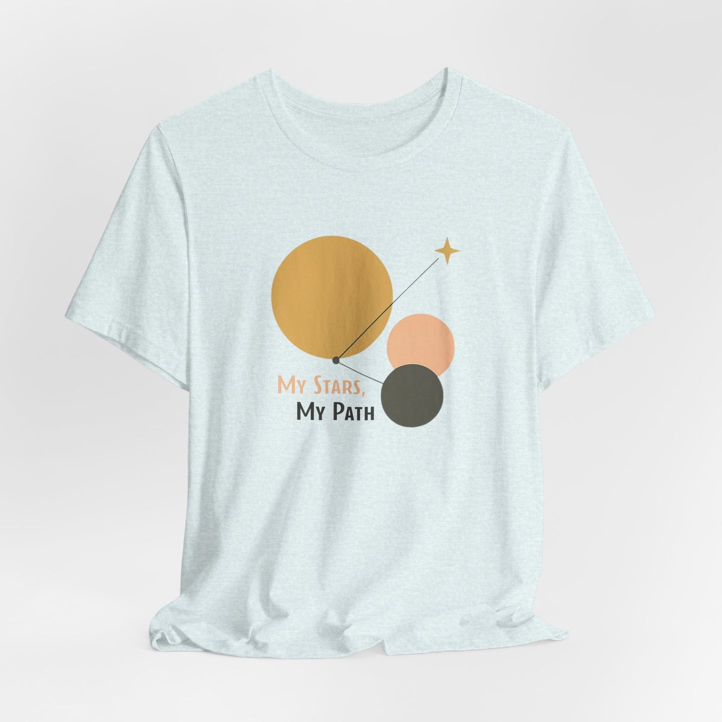 Minimal Abstract Celestial Graphic Tee
