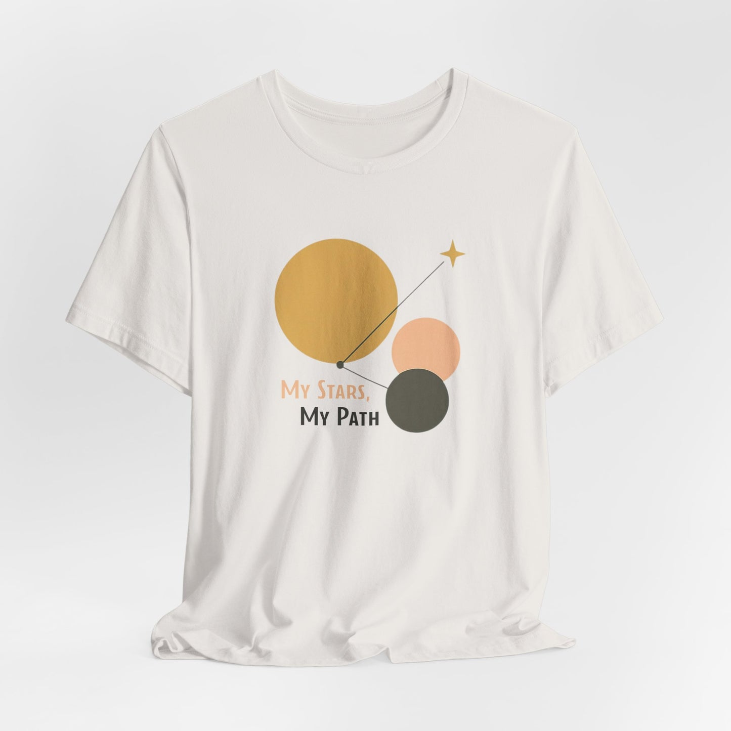 Minimal Abstract Celestial Graphic Tee