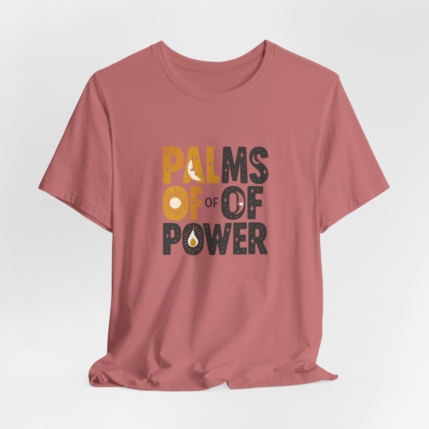 Palms of Power – Elemental Symbol Statement Tee