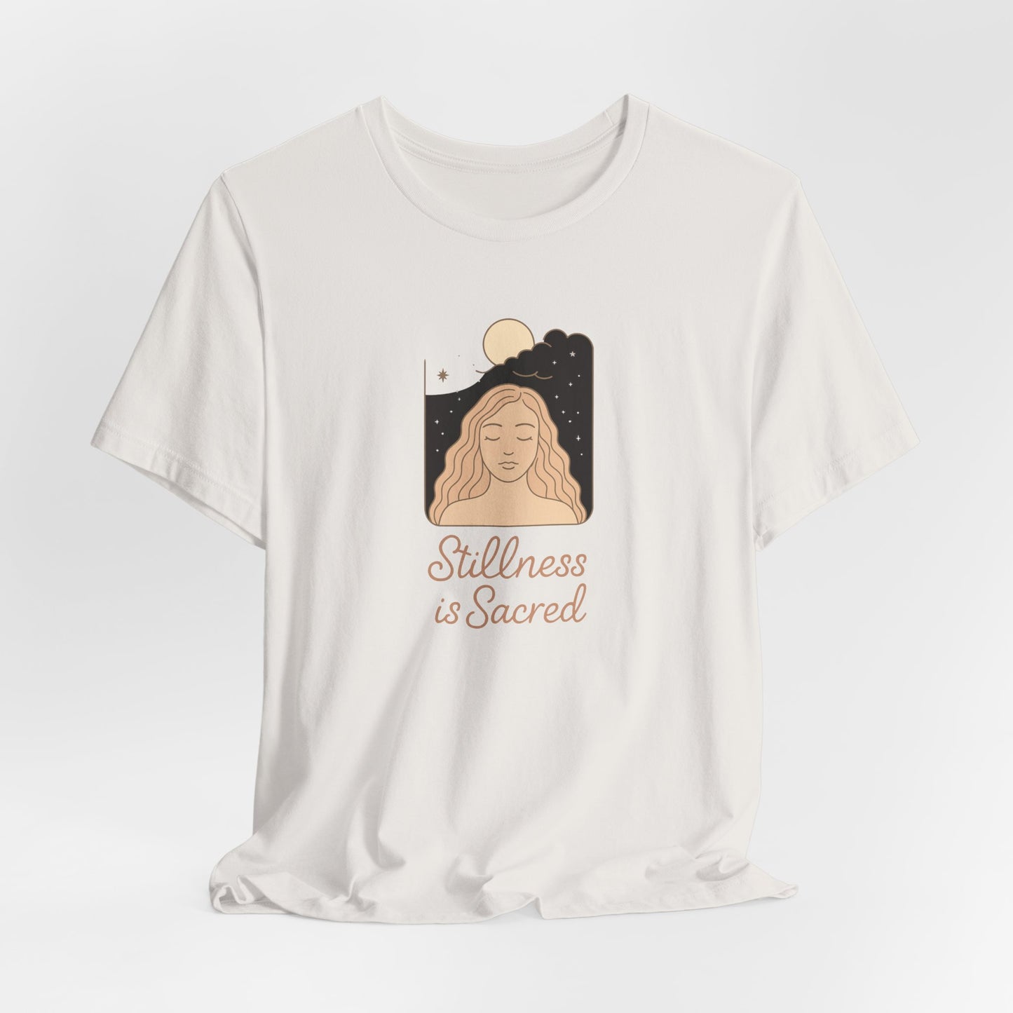 Stillness Is Sacred Shirt – Spiritual Self-Care Tee