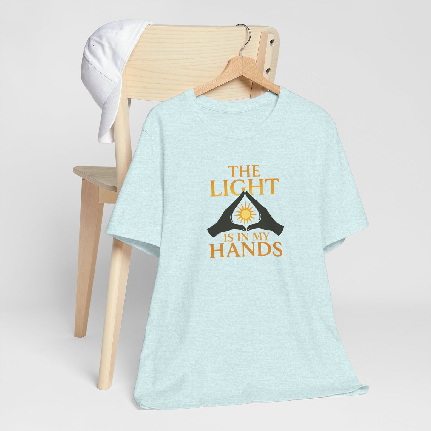 The Light Is In My Hands – Radiant Energy Quote Tee
