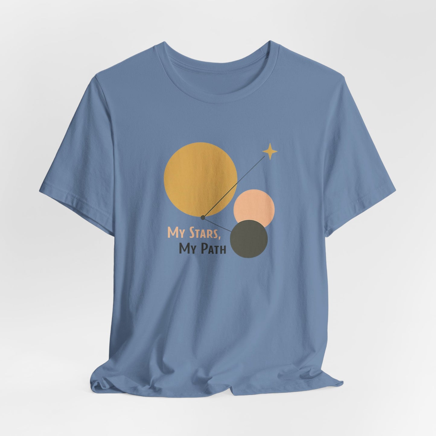 Minimal Abstract Celestial Graphic Tee
