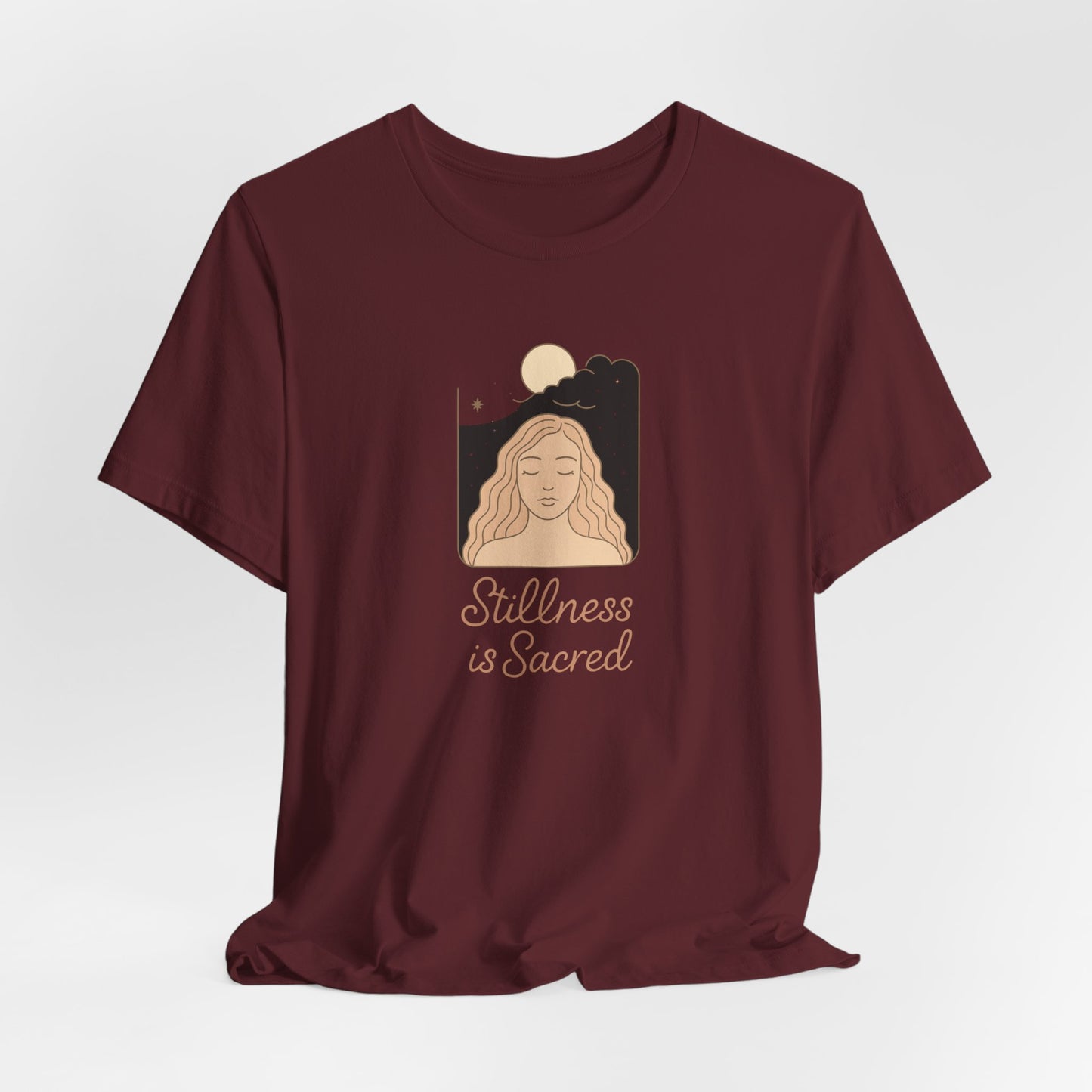 Stillness Is Sacred Shirt – Spiritual Self-Care Tee