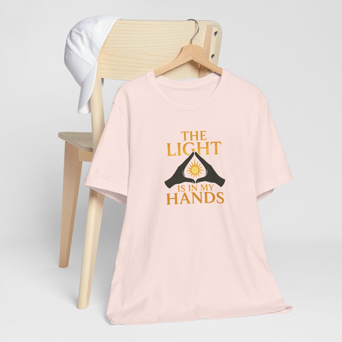 The Light Is In My Hands – Radiant Energy Quote Tee