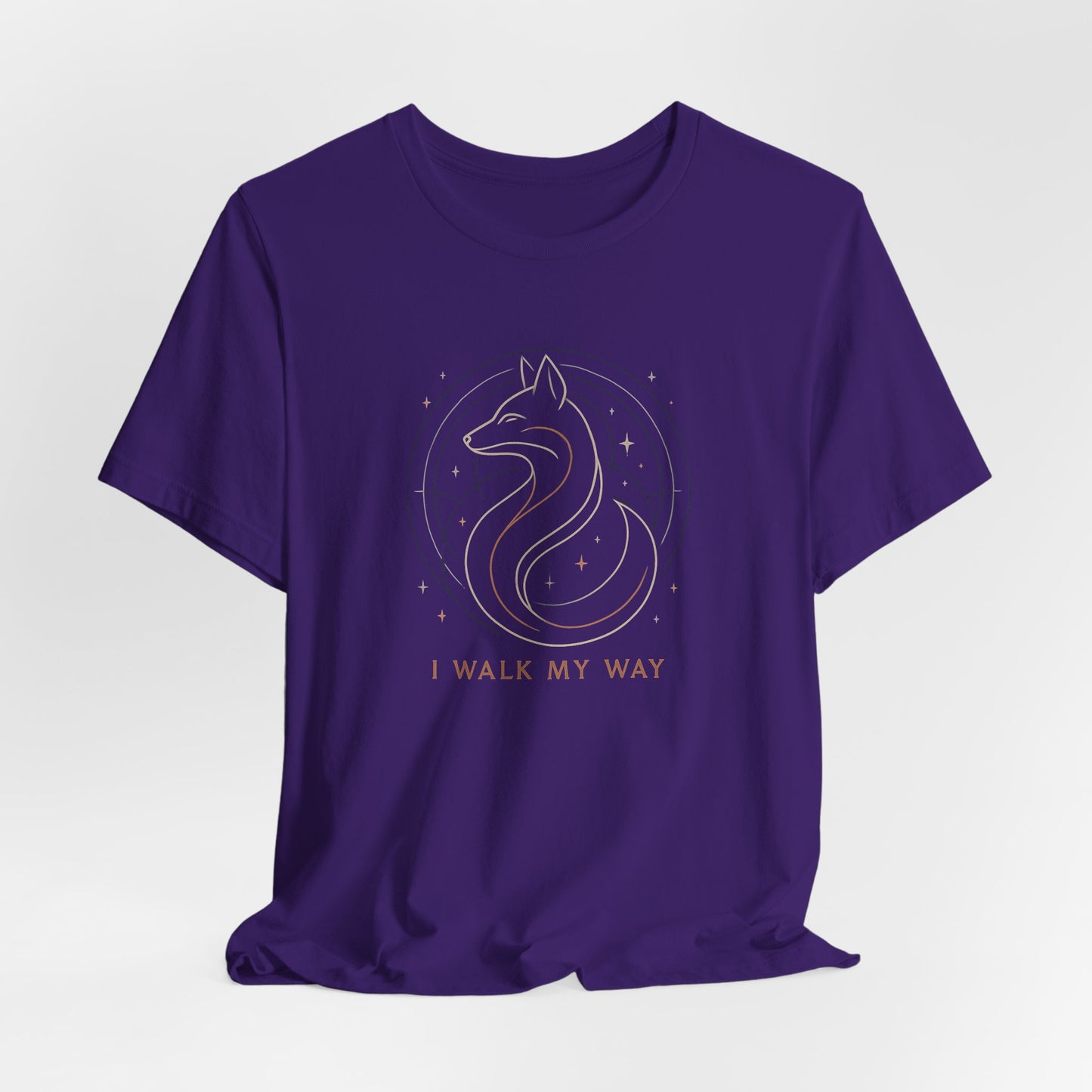I Walk My Way Celestial Fox Shirt
