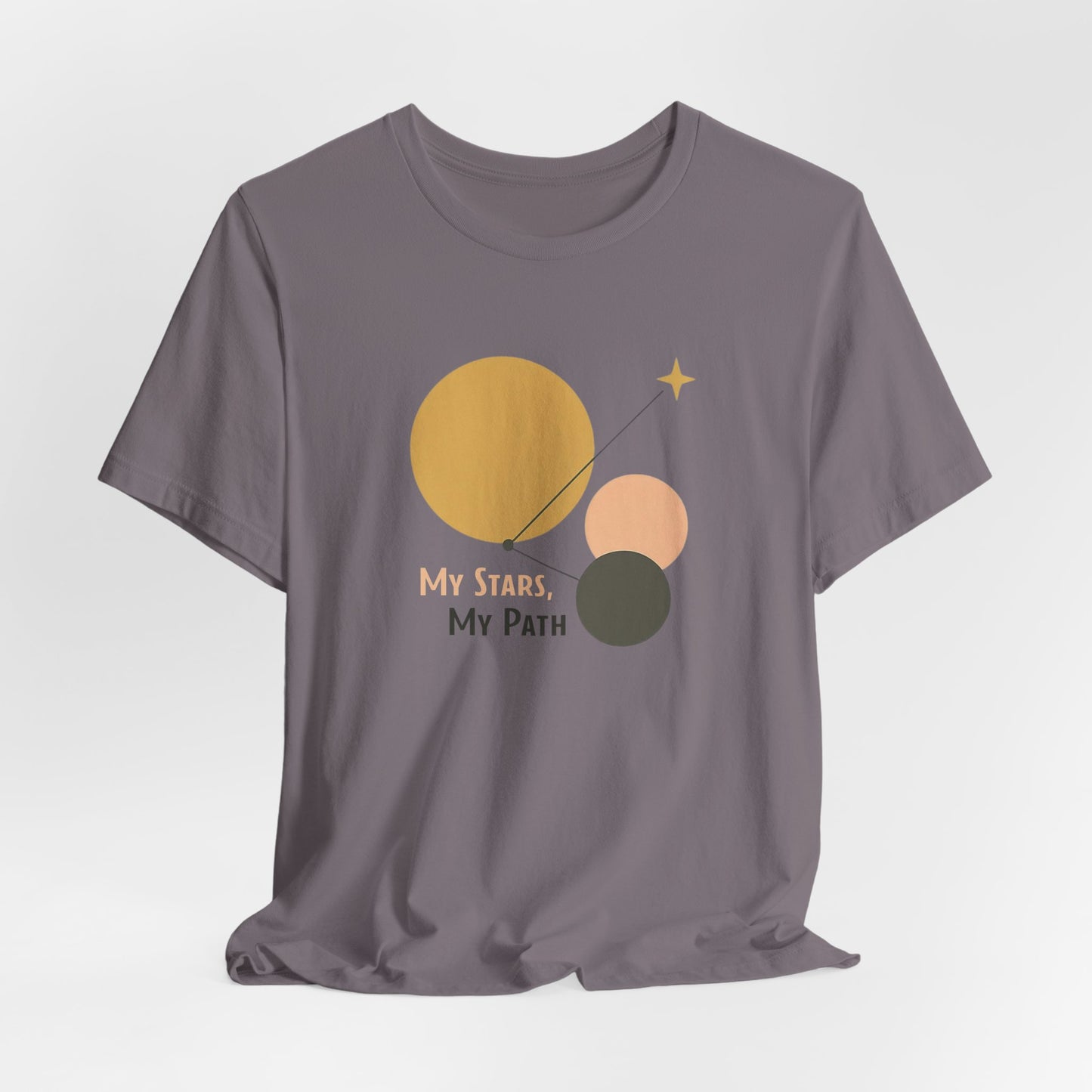 Minimal Abstract Celestial Graphic Tee