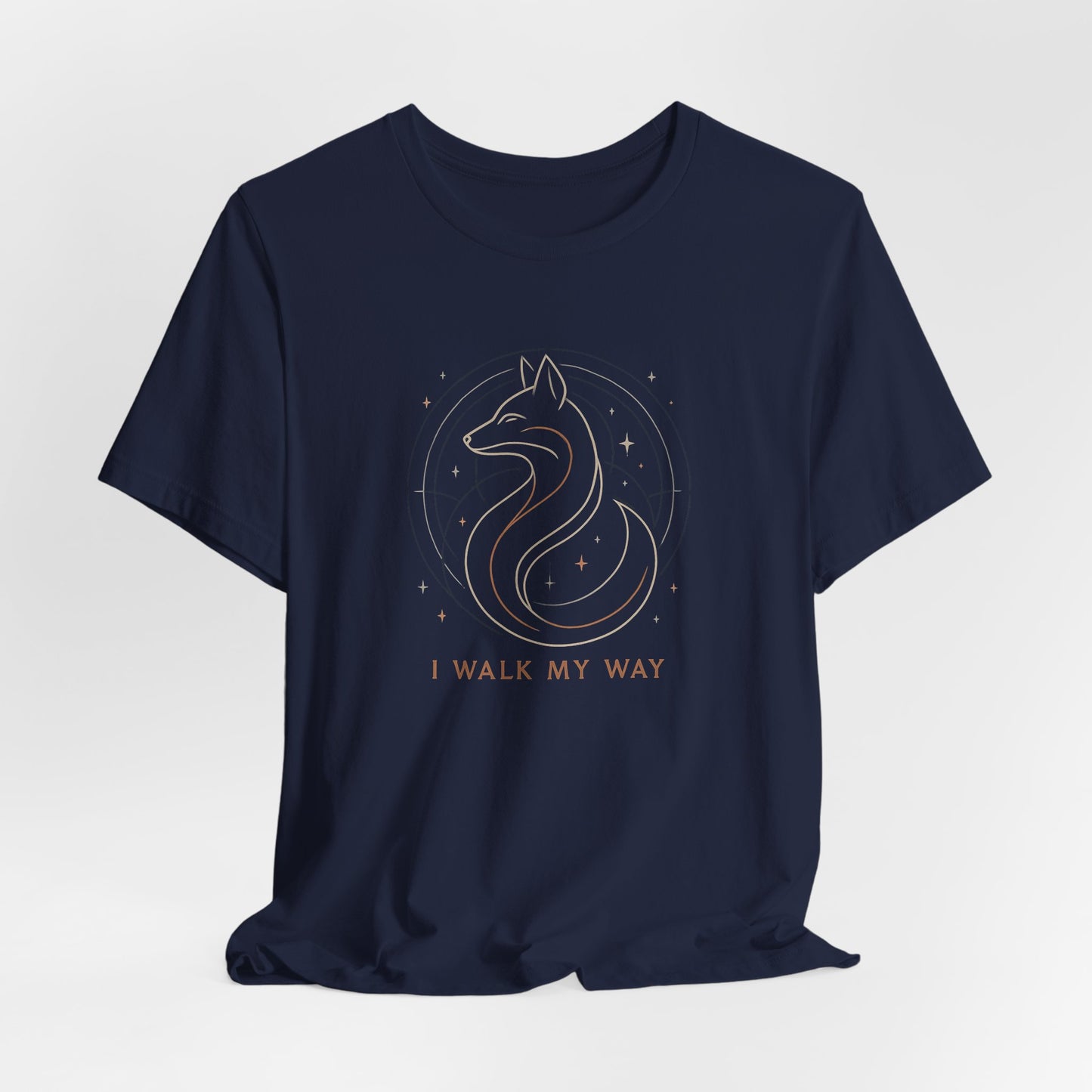 I Walk My Way Celestial Fox Shirt