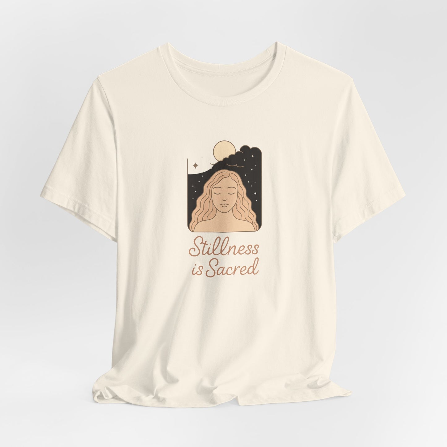 Stillness Is Sacred Shirt – Spiritual Self-Care Tee