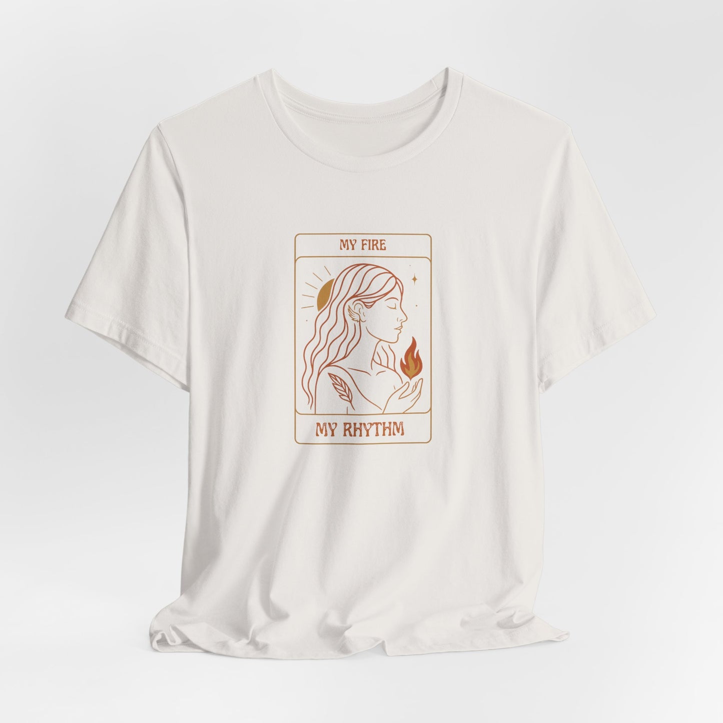Mystical Woman Fire Element Shirt – Spiritual Self-Awareness T-Shirt