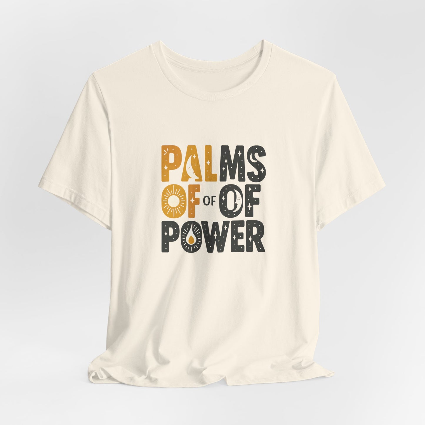 Palms of Power – Elemental Symbol Statement Tee