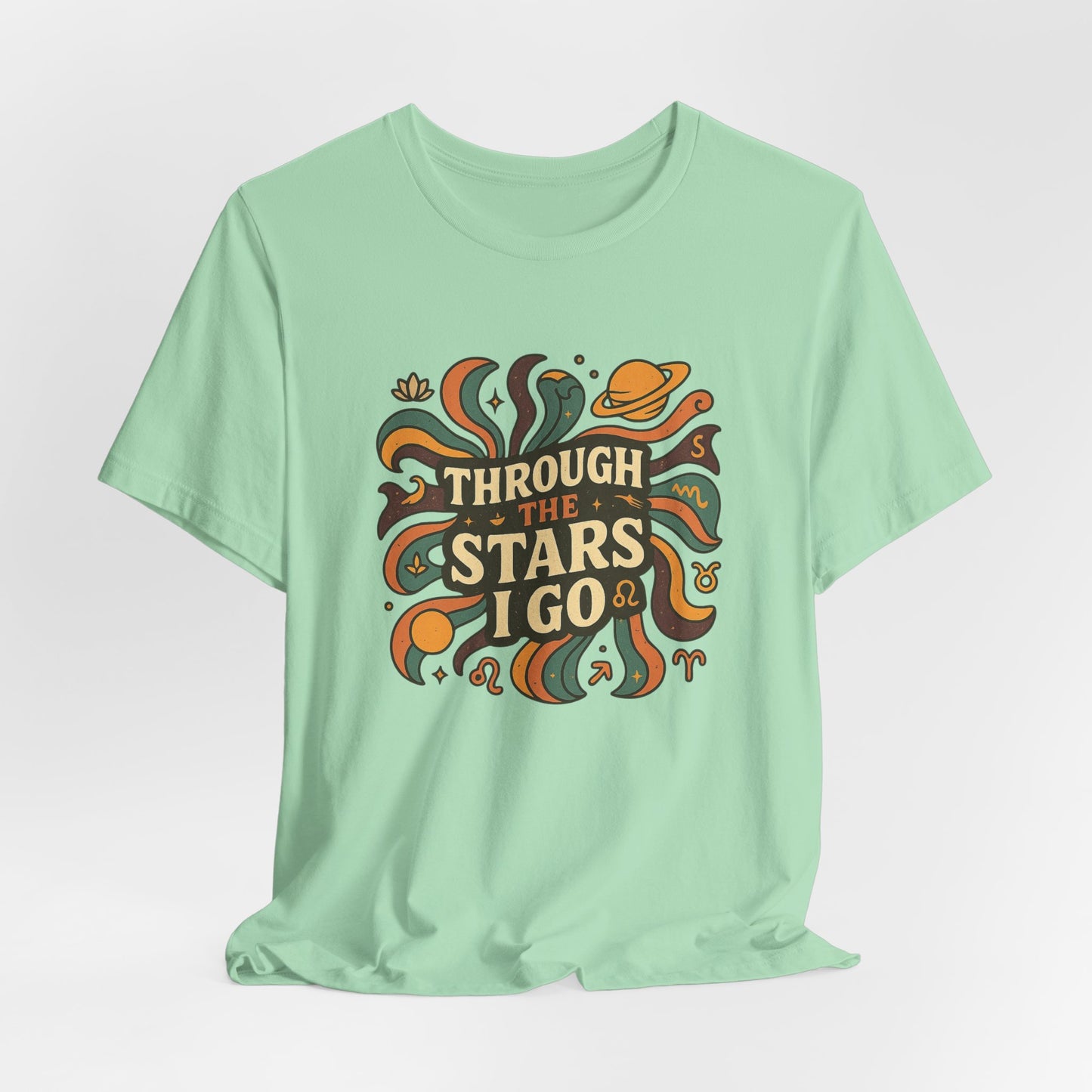 Retro Cosmic Tee – Through the Stars I Go