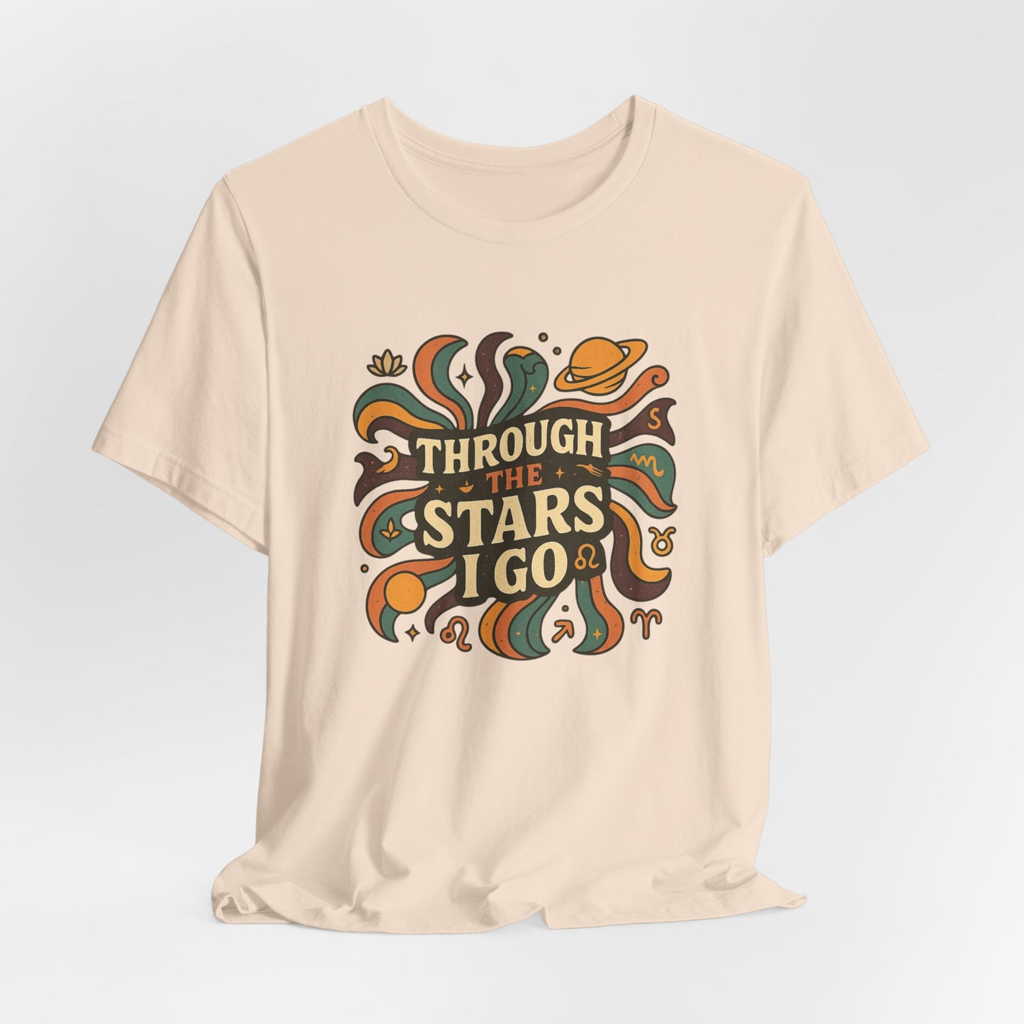 Retro Cosmic Tee – Through the Stars I Go