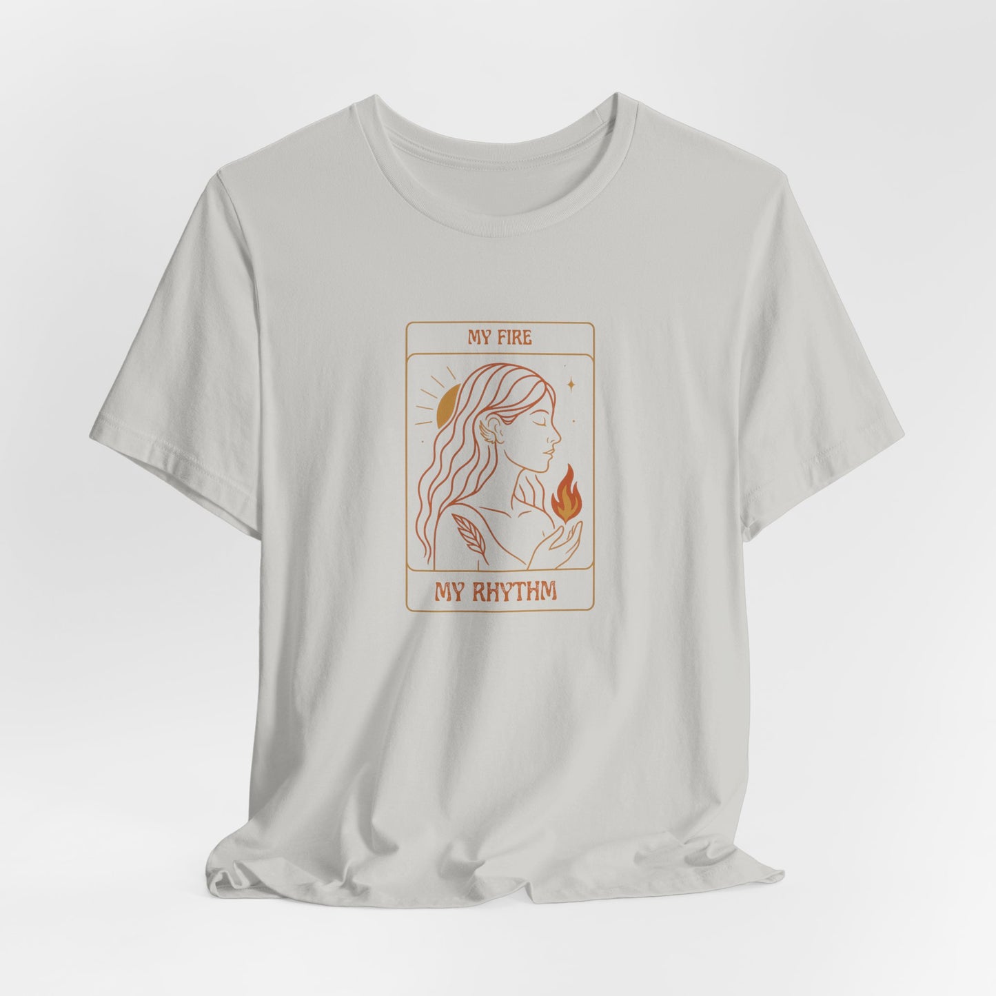 Mystical Woman Fire Element Shirt – Spiritual Self-Awareness T-Shirt