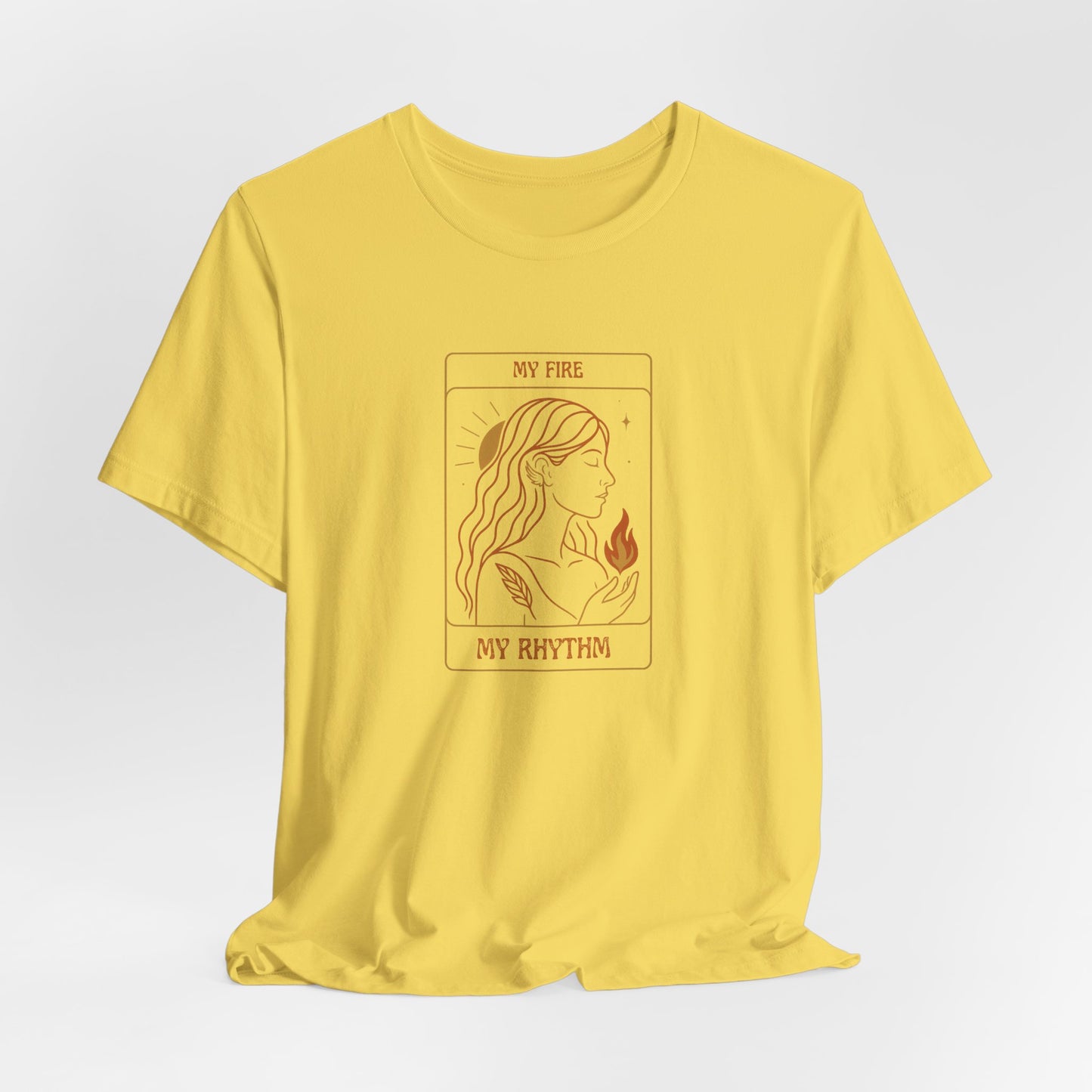 Mystical Woman Fire Element Shirt – Spiritual Self-Awareness T-Shirt