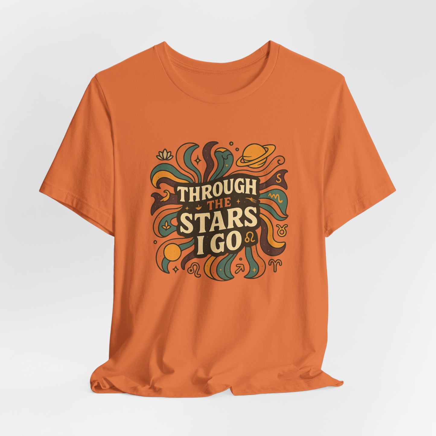Retro Cosmic Tee – Through the Stars I Go