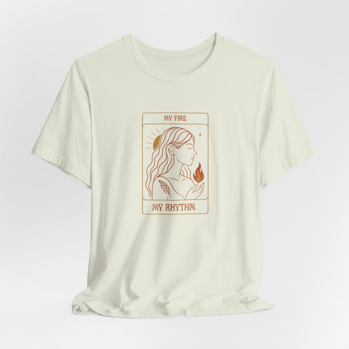Mystical Woman Fire Element Shirt – Spiritual Self-Awareness T-Shirt