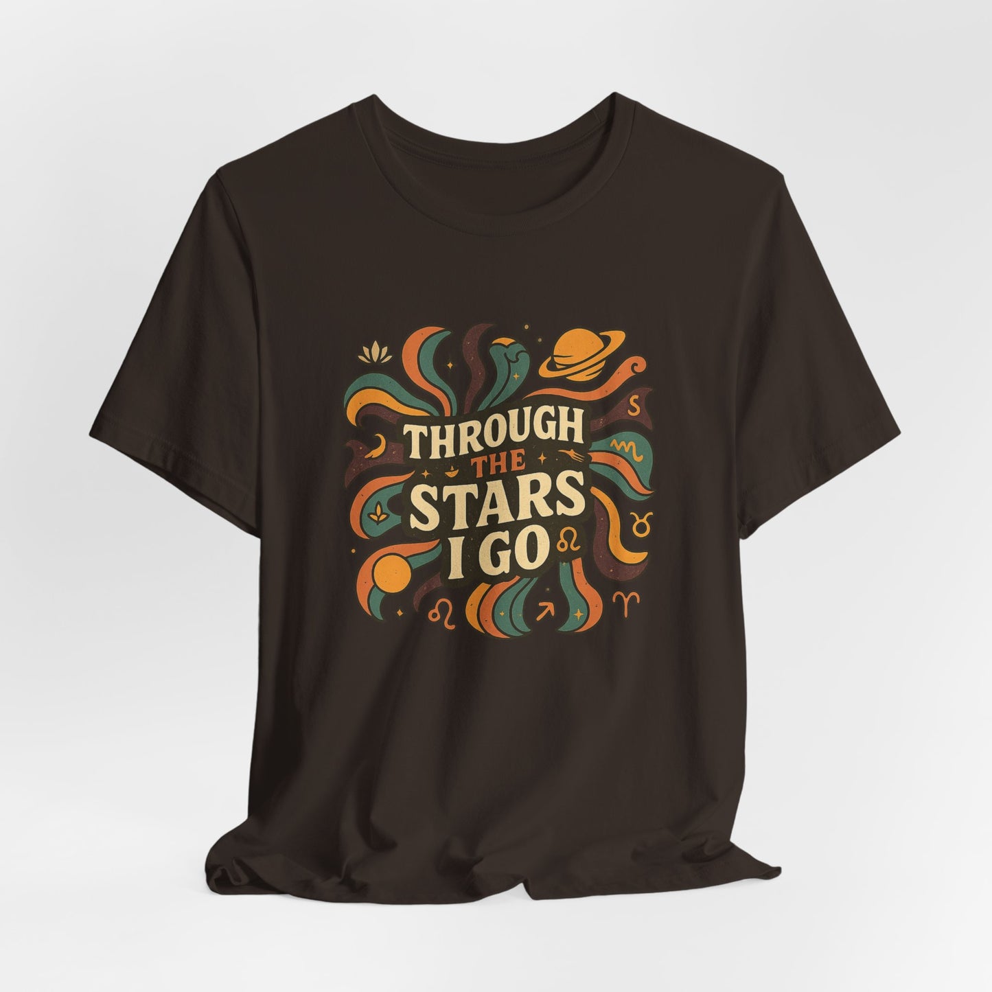 Retro Cosmic Tee – Through the Stars I Go
