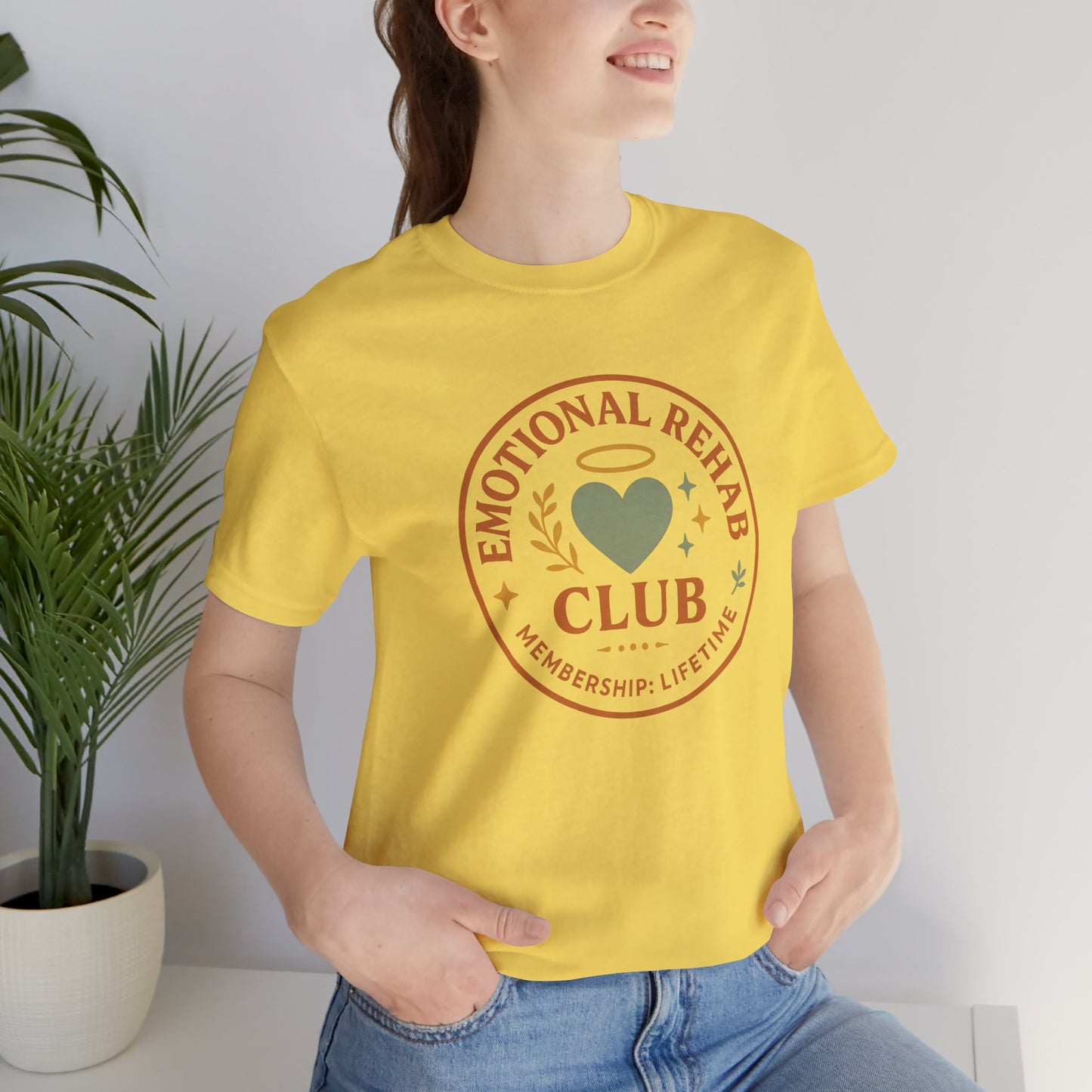 Emotional Rehab Club Shirt – Vintage Self-Care Graphic Tee