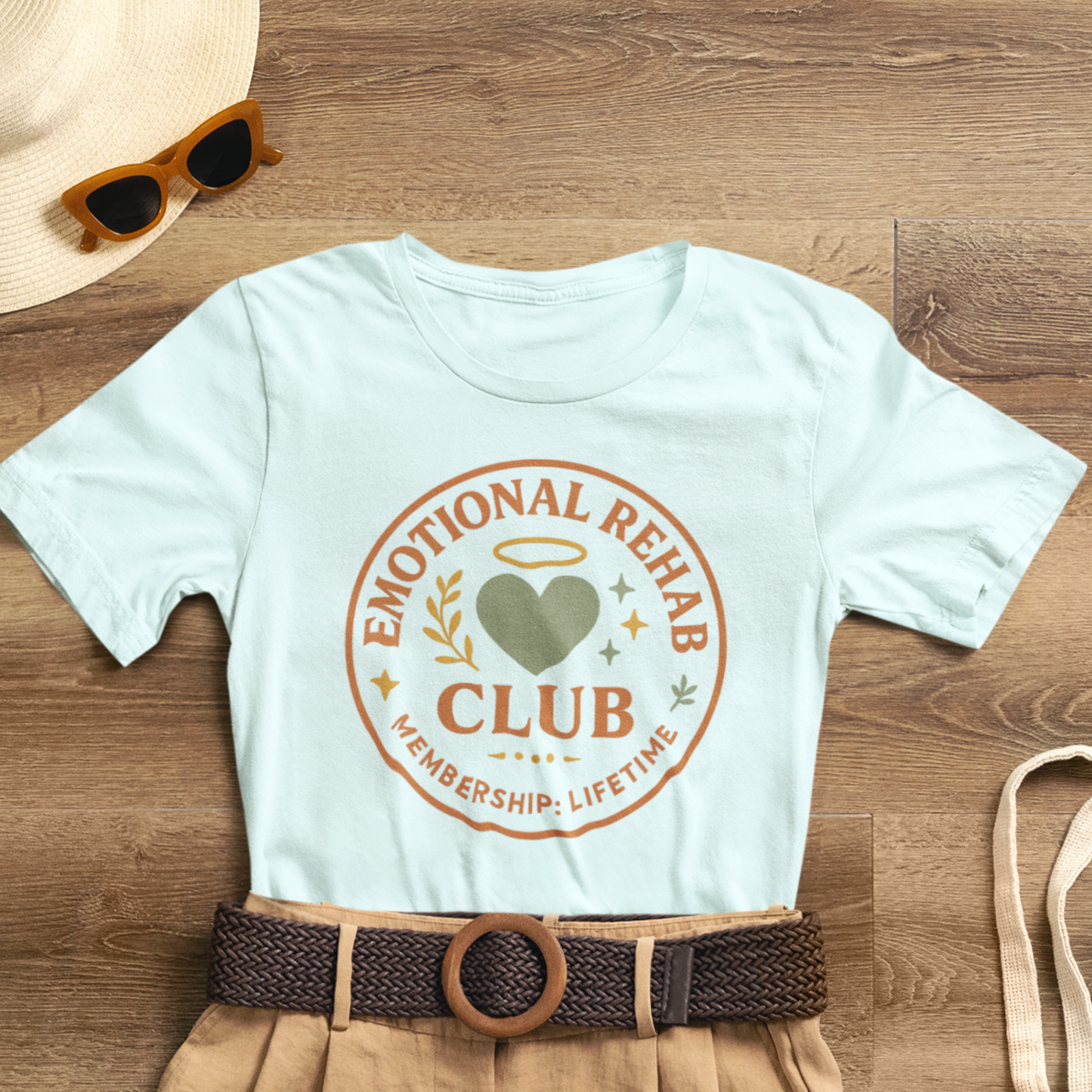 Emotional Rehab Club Shirt – Vintage Self-Care Graphic Tee