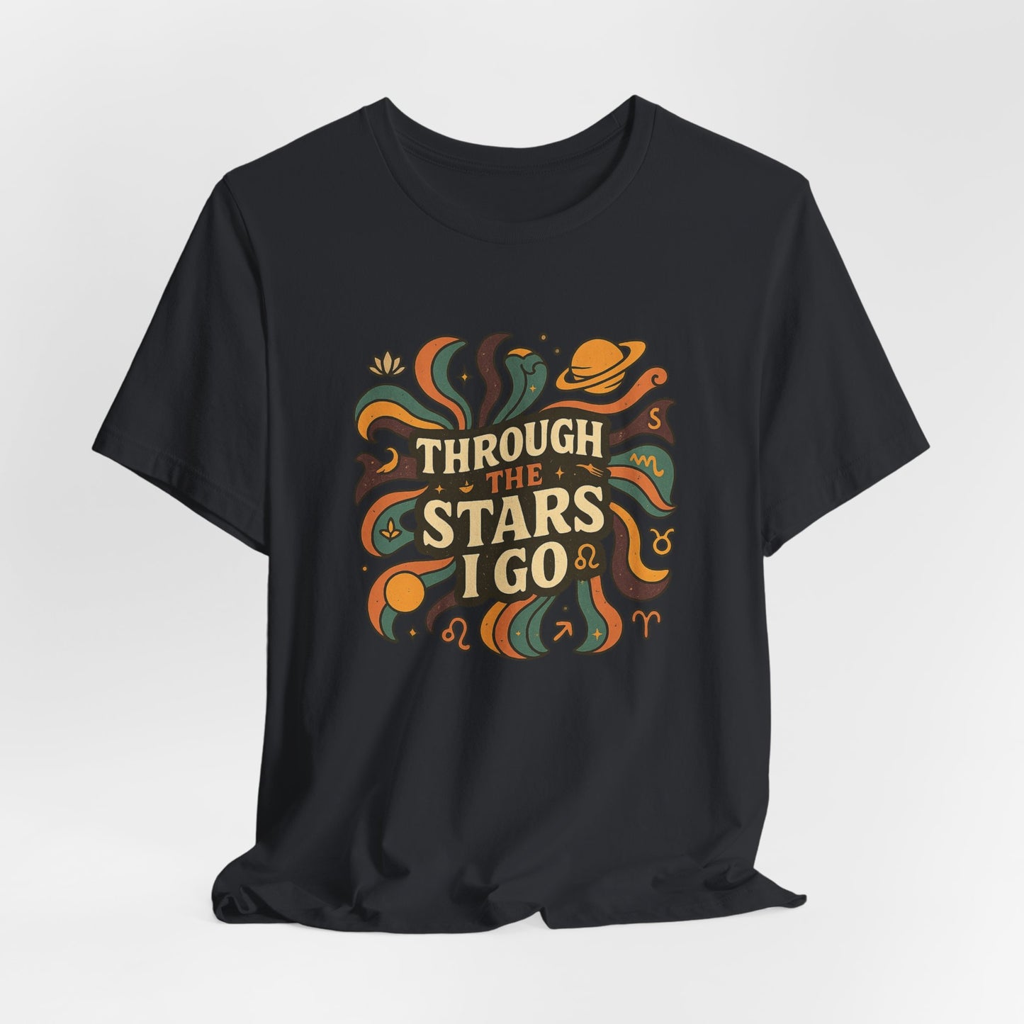 Retro Cosmic Tee – Through the Stars I Go