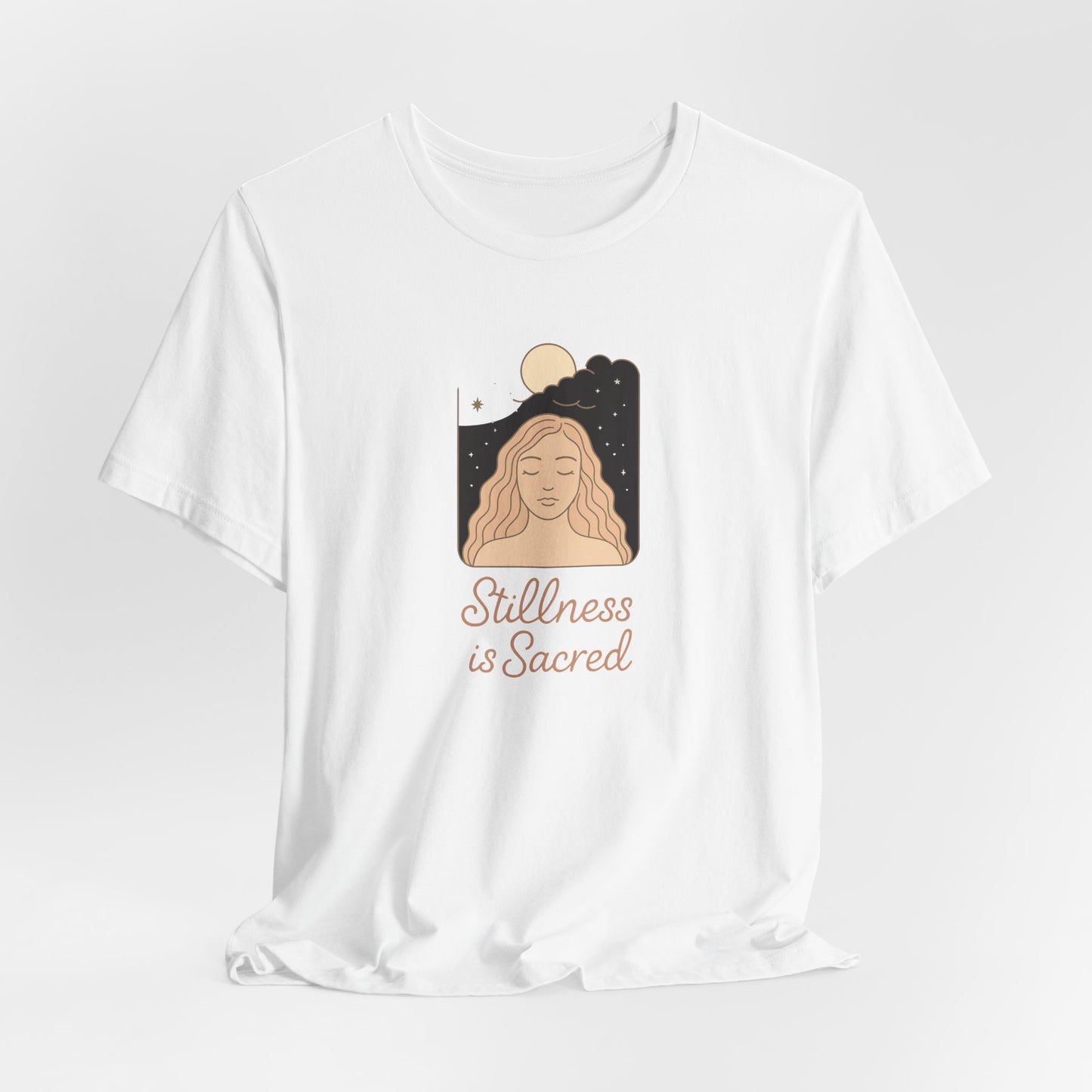 Stillness Is Sacred Shirt – Spiritual Self-Care Tee