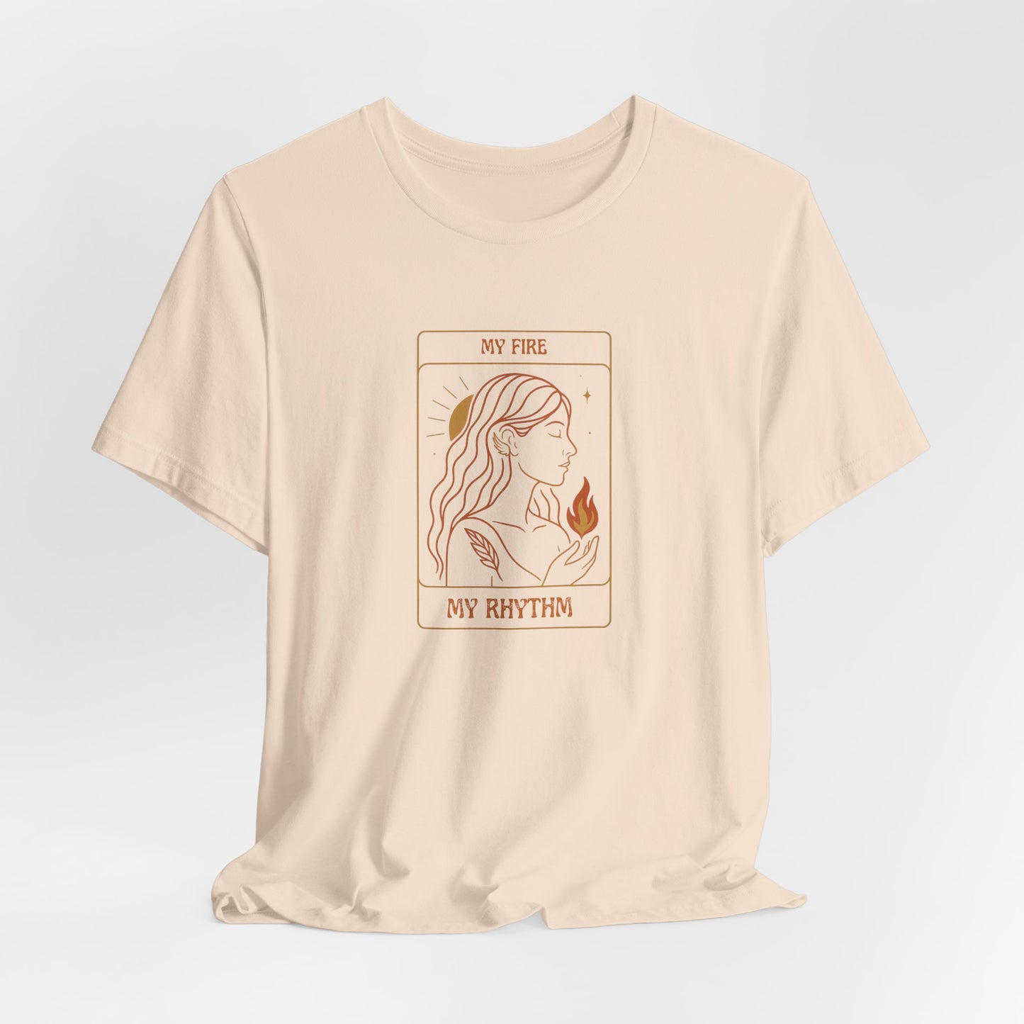 Mystical Woman Fire Element Shirt – Spiritual Self-Awareness T-Shirt