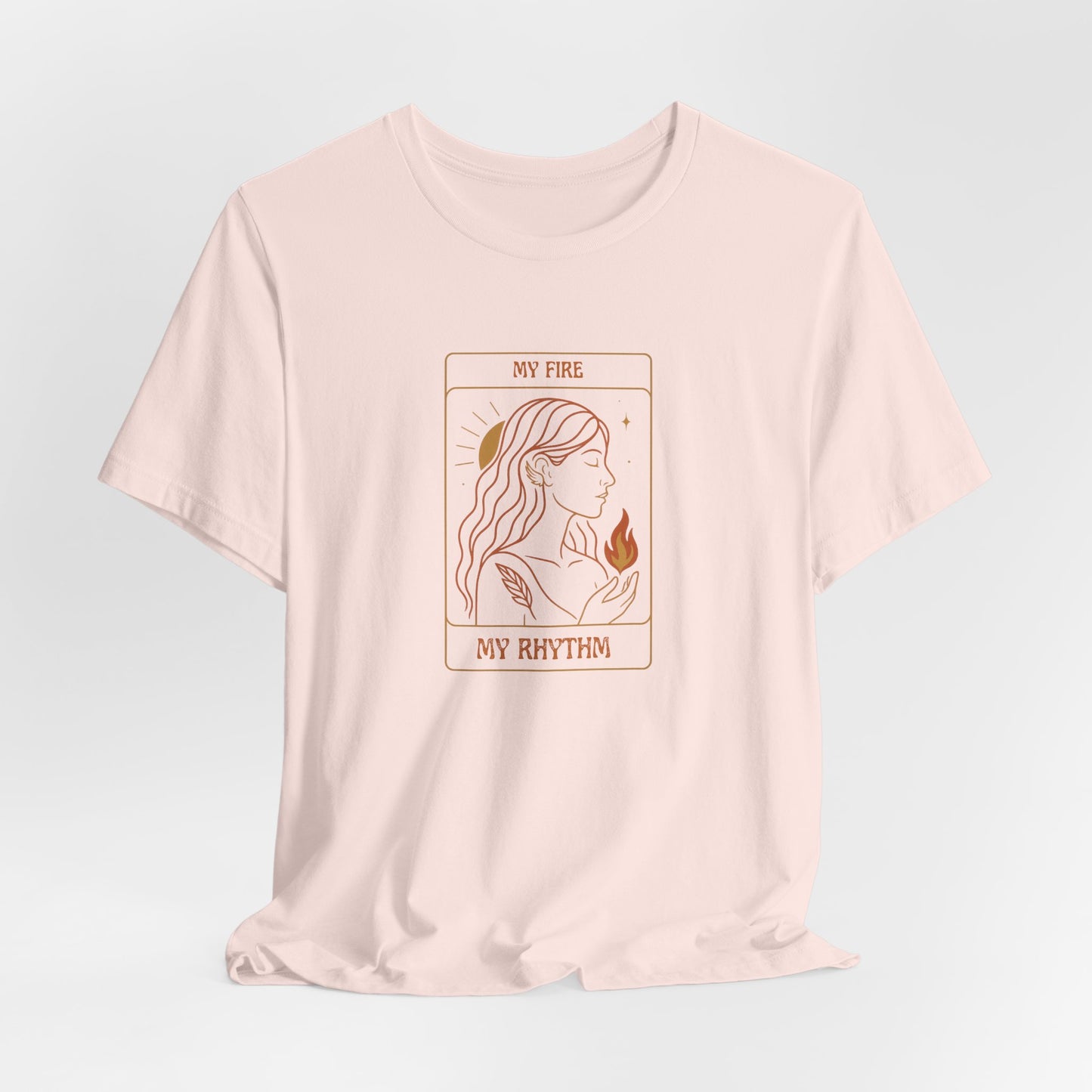 Mystical Woman Fire Element Shirt – Spiritual Self-Awareness T-Shirt