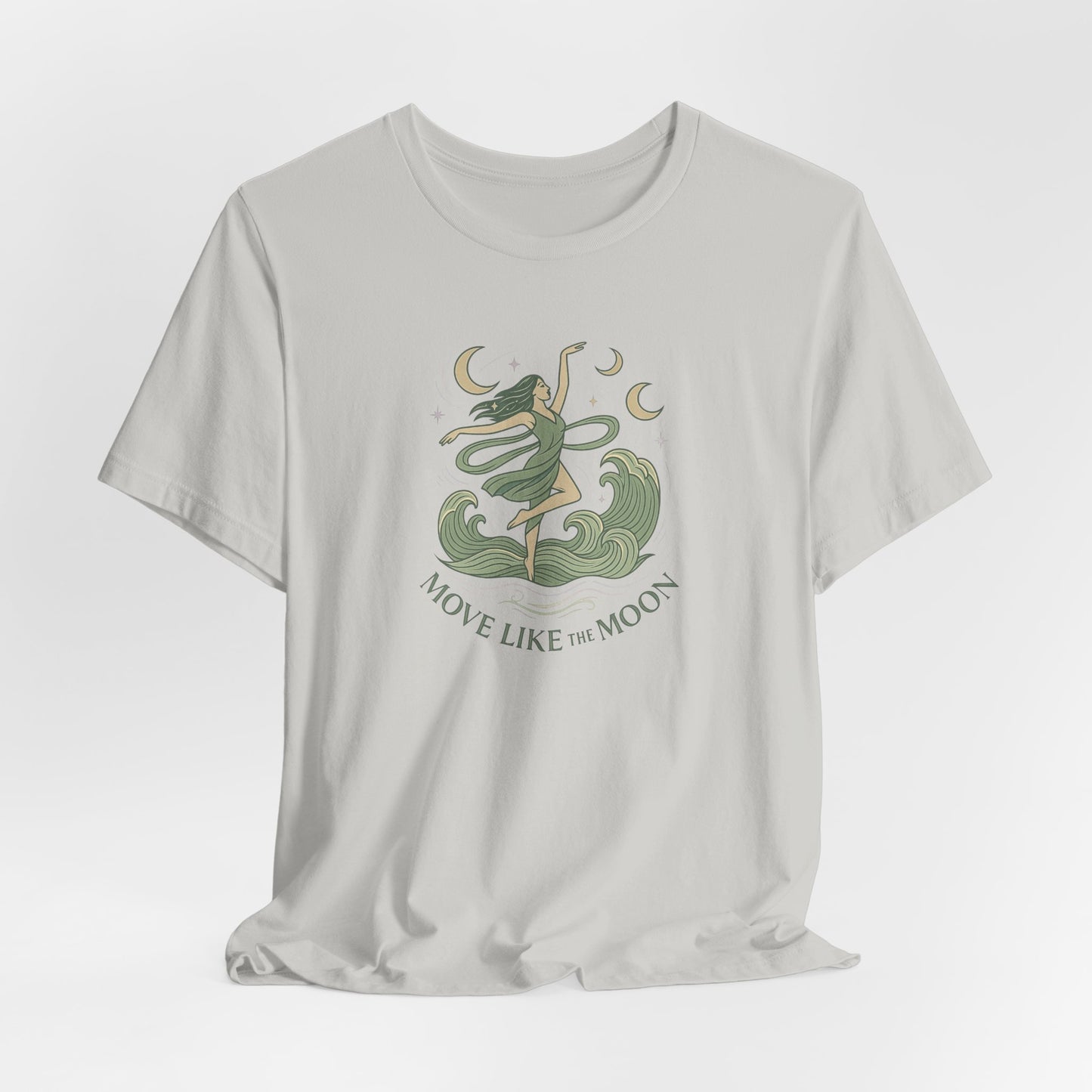 Move Like the Moon T-Shirt – Celestial Dance Graphic Tee