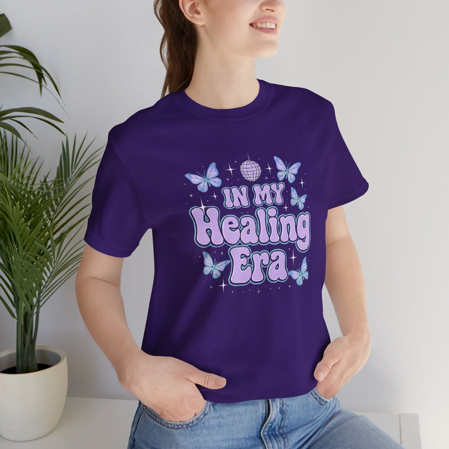 In My Healing Era Shirt – Retro Butterfly Self-Care Tee