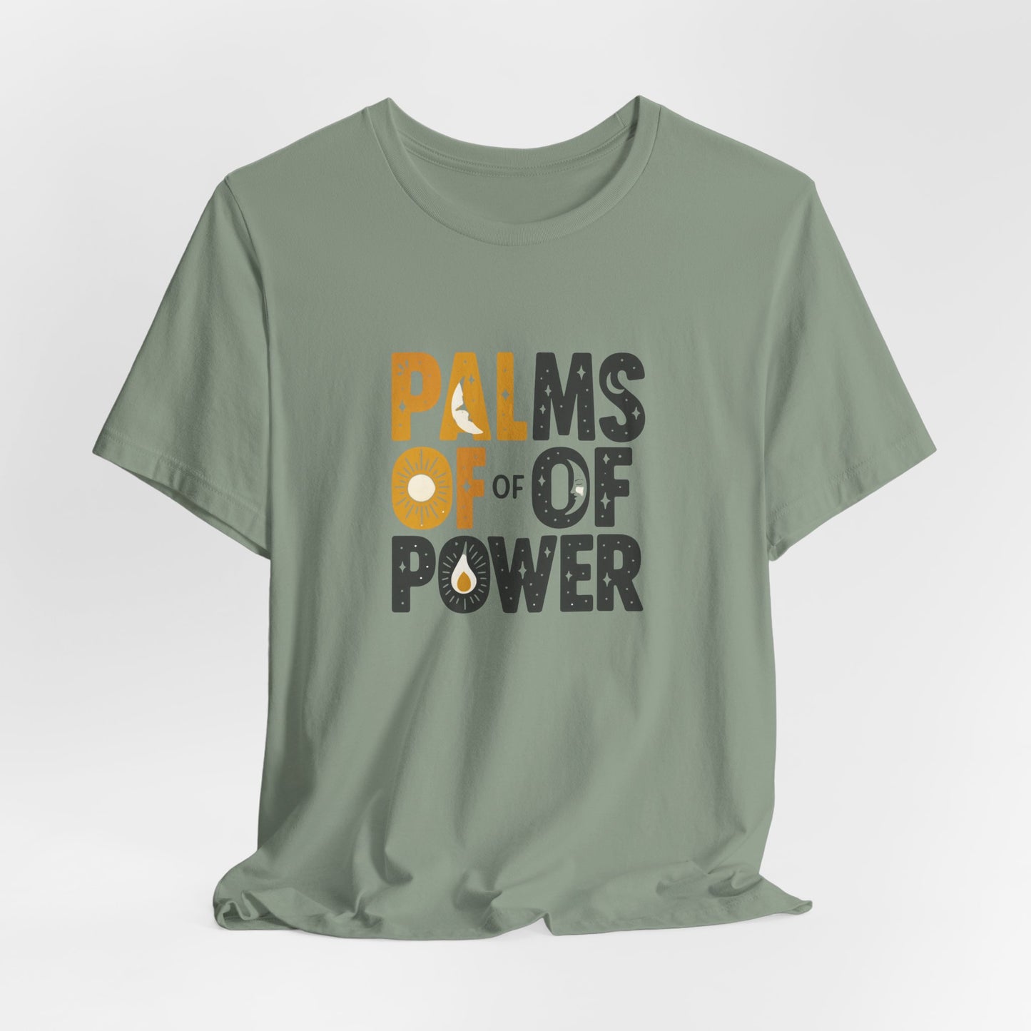 Palms of Power – Elemental Symbol Statement Tee