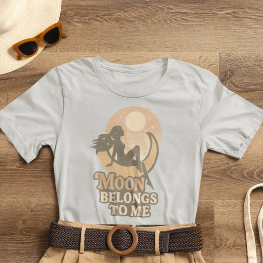 Moon Belongs to Me Shirt – Retro Moon Graphic Tee - Spirit Stitch