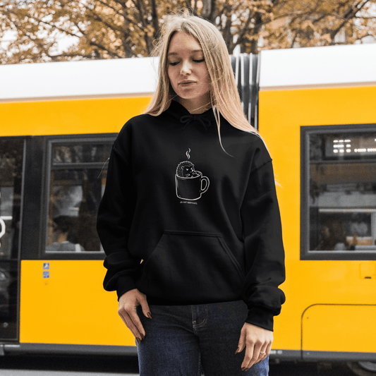 Not a Morning Animal Hoodie | Funny Grumpy Hedgehog Sweatshirt | Coffee Lover Gift - Spirit Stitch