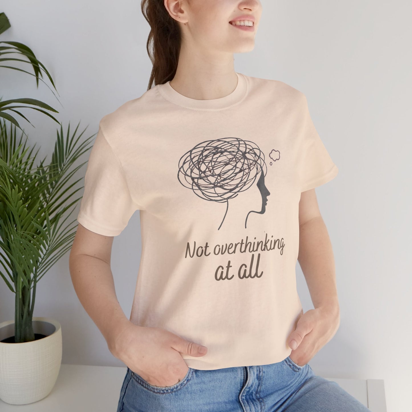 Not Overthinking At All T-Shirt – Funny Mental Health Graphic Tee | Unisex Comfort Wear - Spirit Stitch