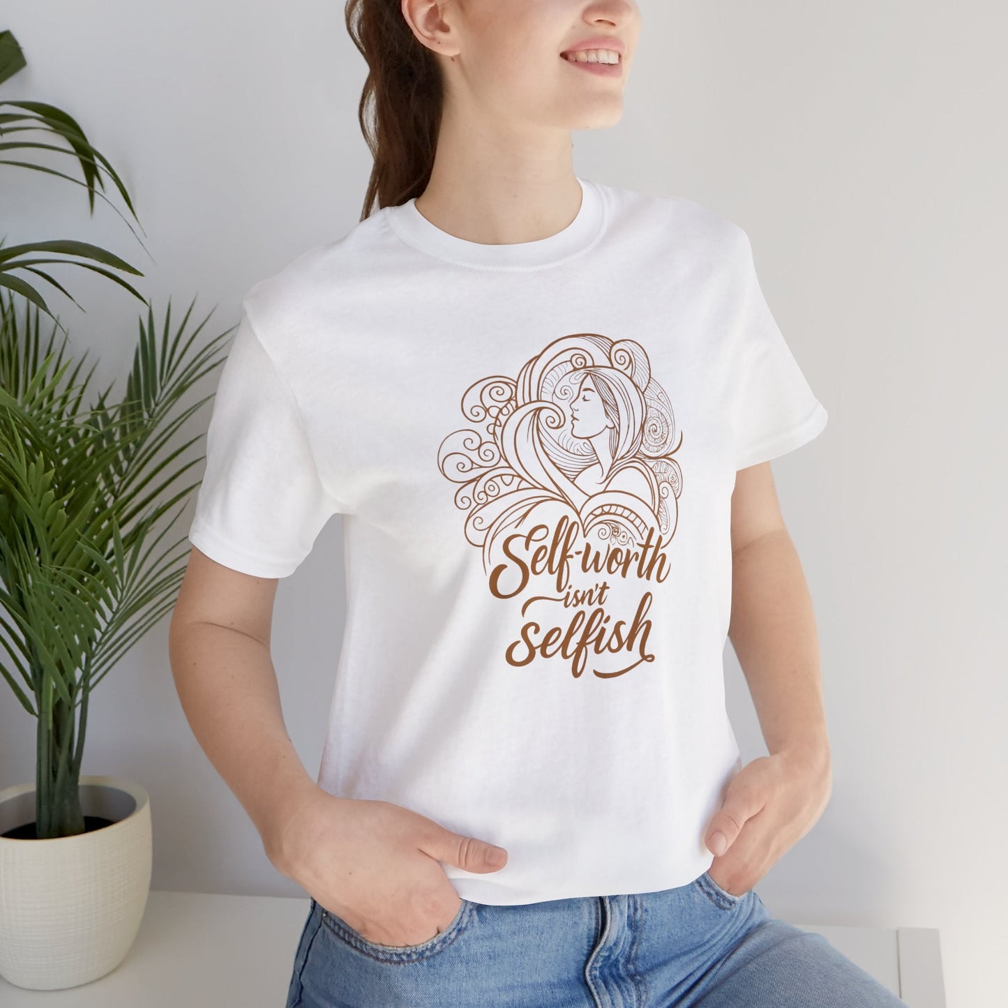 Self - Worth Isn’t Selfish T-Shirt – Empowerment Graphic Tee - Spirit Stitch