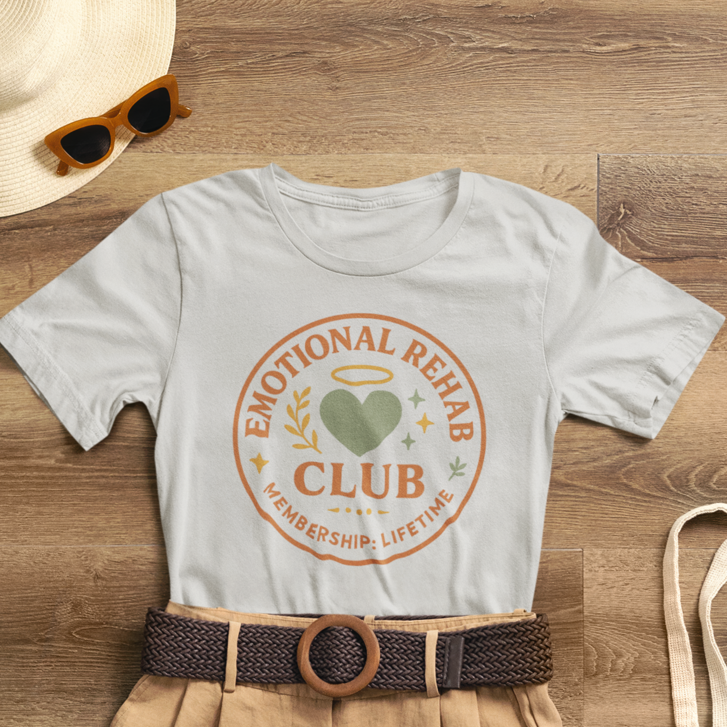 Emotional Rehab Club Shirt – Vintage Self-Care Graphic Tee