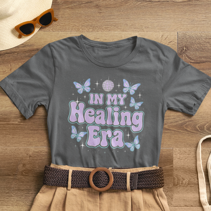 In My Healing Era Shirt – Retro Butterfly Self-Care Tee