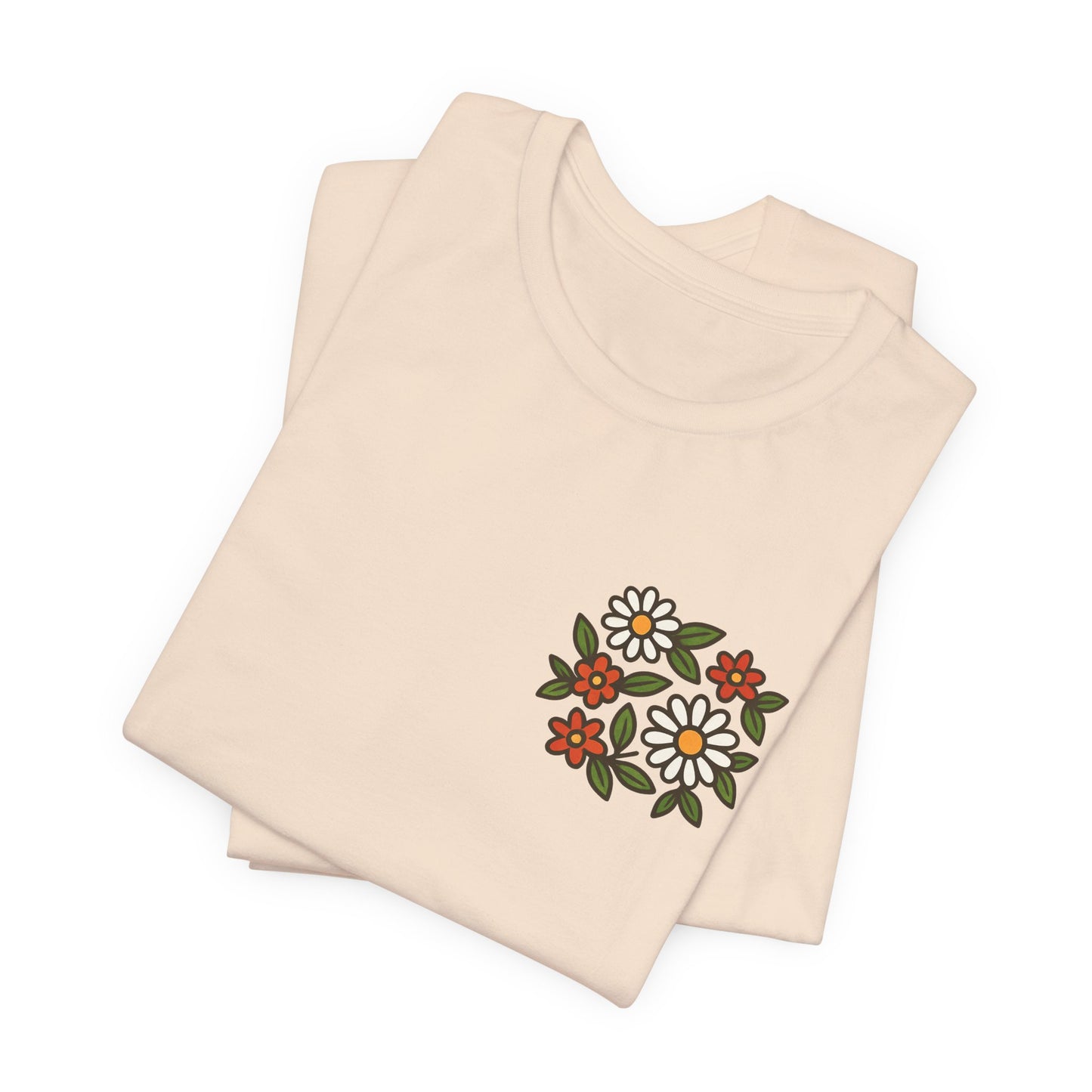I Bite Back Sweetly Shirt – Front & Back Floral Graphic Tee with Sassy Quote